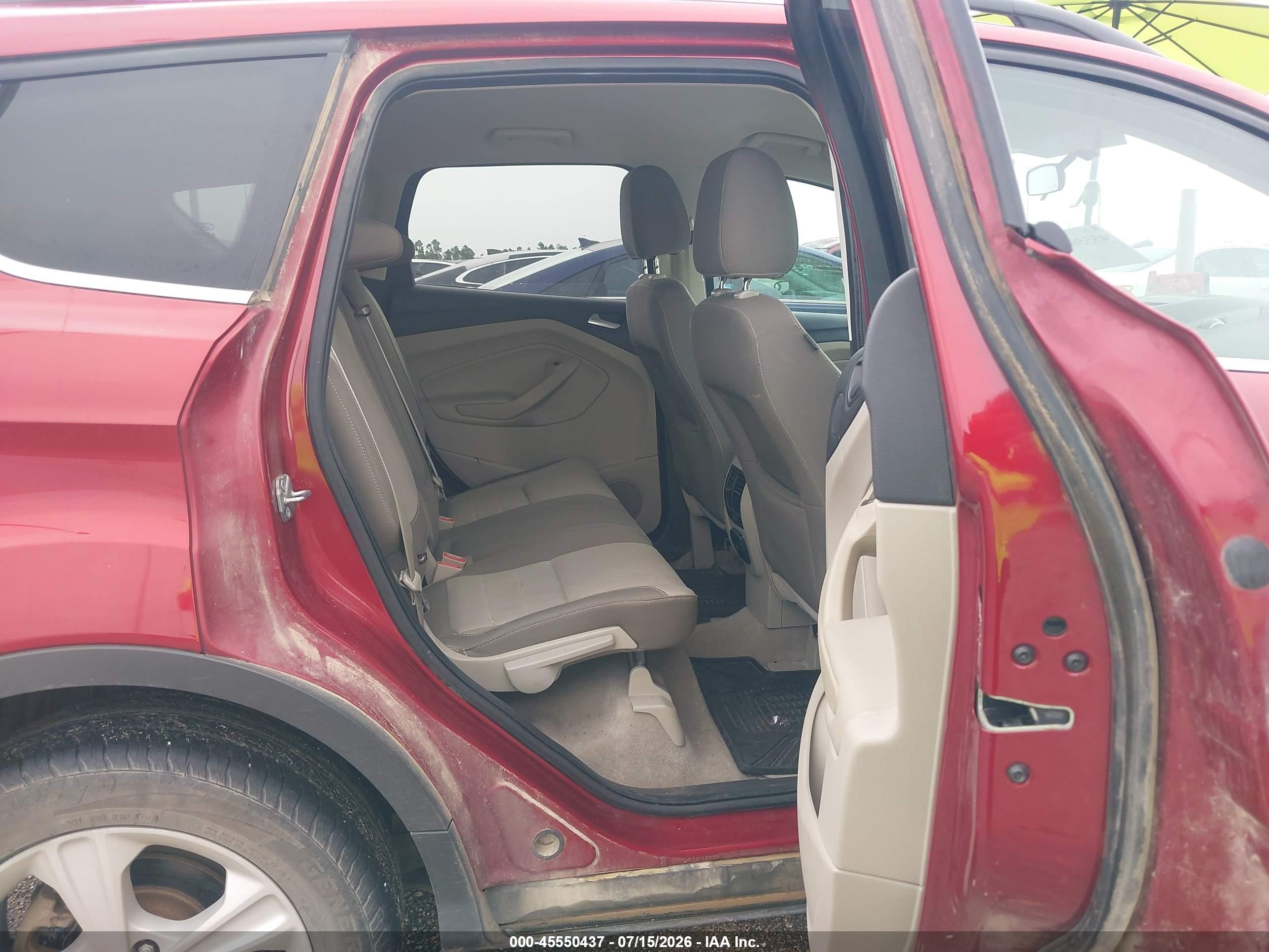 2014 Ford Escape Se Красный vin: 1FMCU0GX0EUC07486