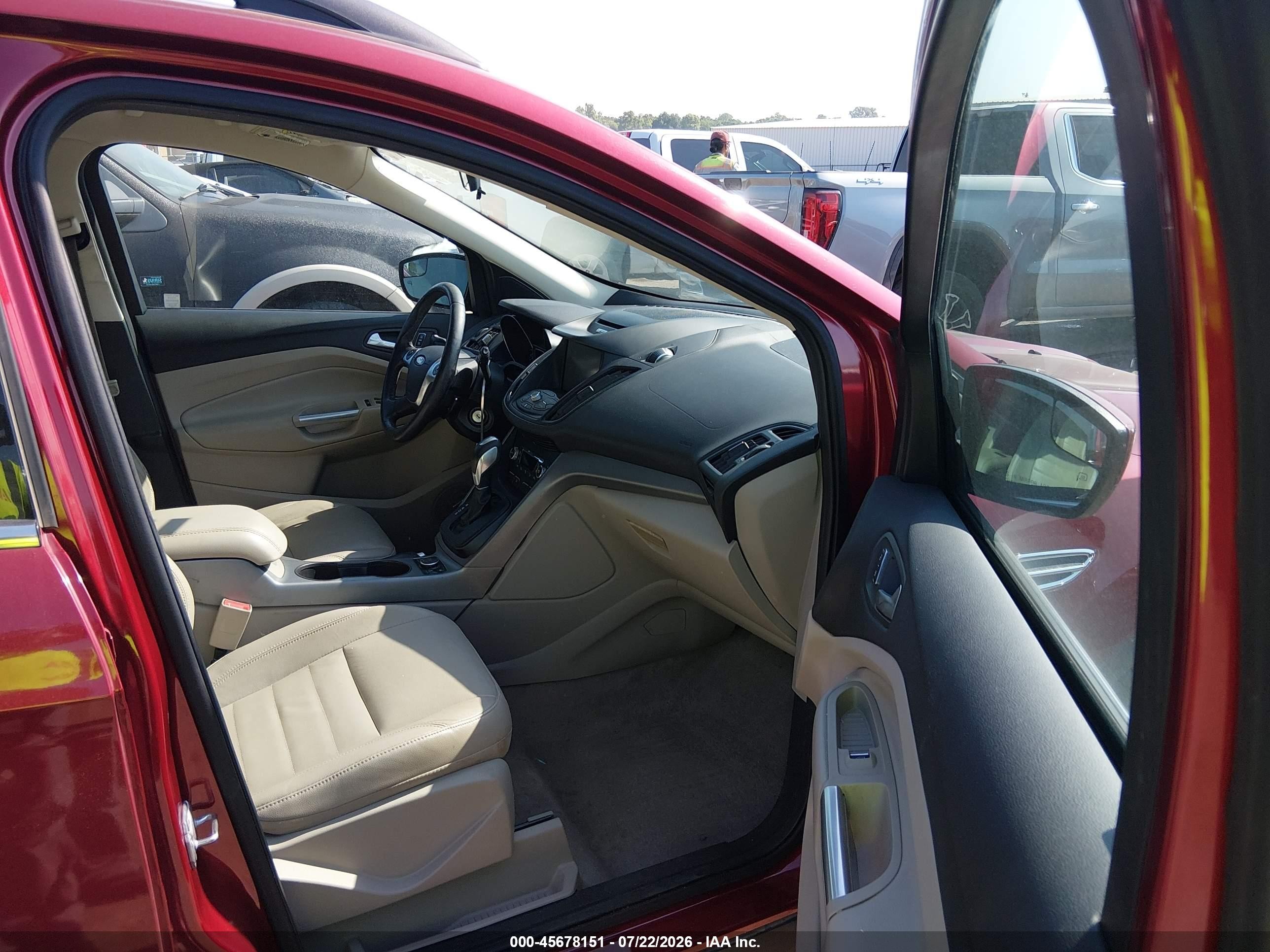 2014 Ford Escape Se Бордовый vin: 1FMCU0GX0EUC44537