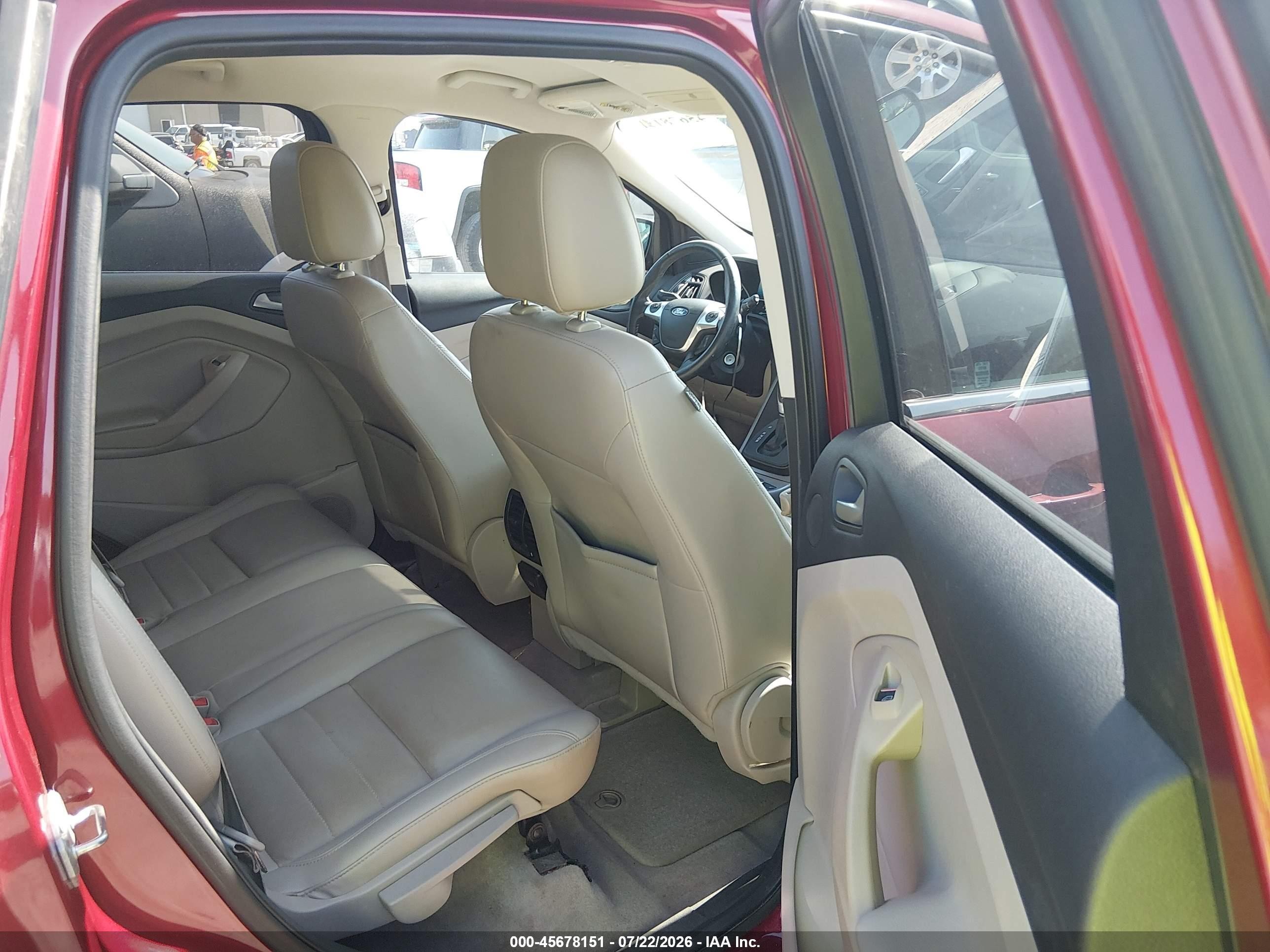 2014 Ford Escape Se Бордовый vin: 1FMCU0GX0EUC44537