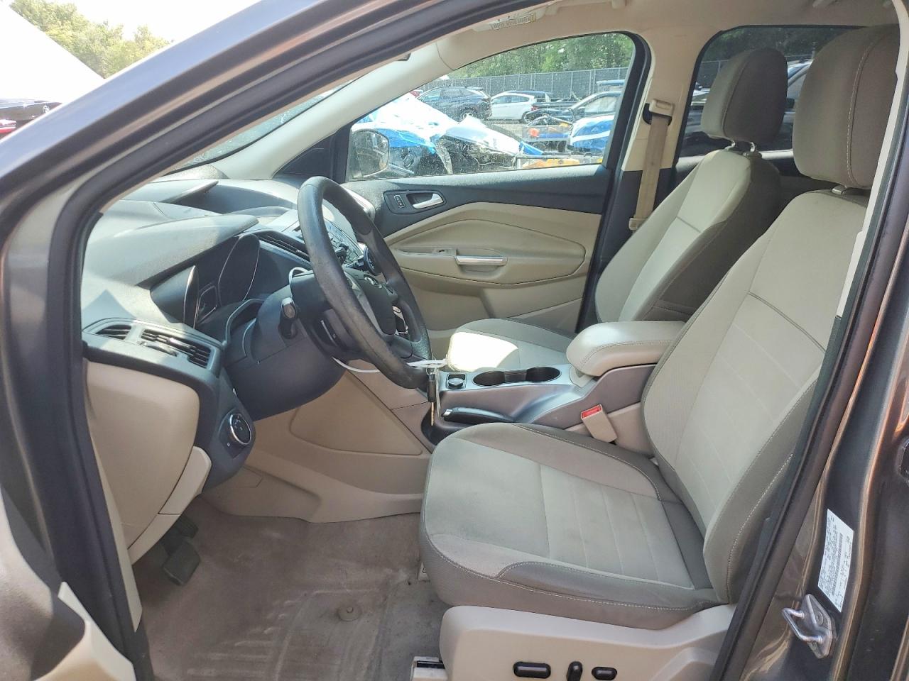 2014 Ford Escape Se Gray vin: 1FMCU0GX0EUC53609