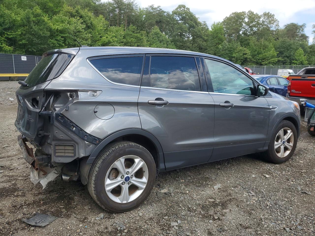 2014 Ford Escape Se Gray vin: 1FMCU0GX0EUC53609