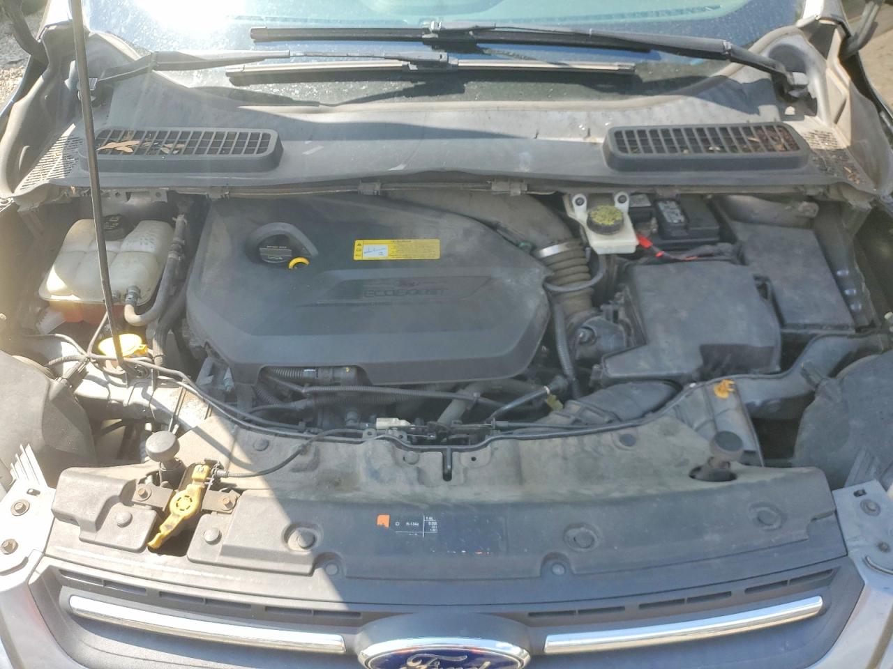 2014 Ford Escape Se Gray vin: 1FMCU0GX0EUC53609