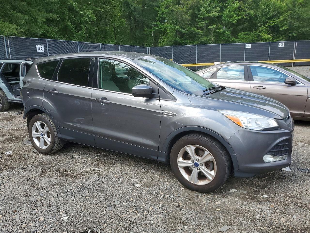 2014 Ford Escape Se Gray vin: 1FMCU0GX0EUC53609