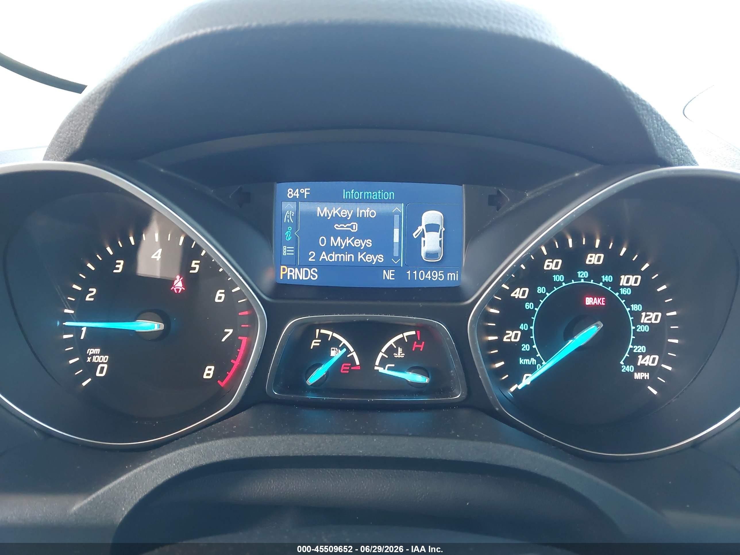 2014 Ford Escape Se White vin: 1FMCU0GX0EUD26168