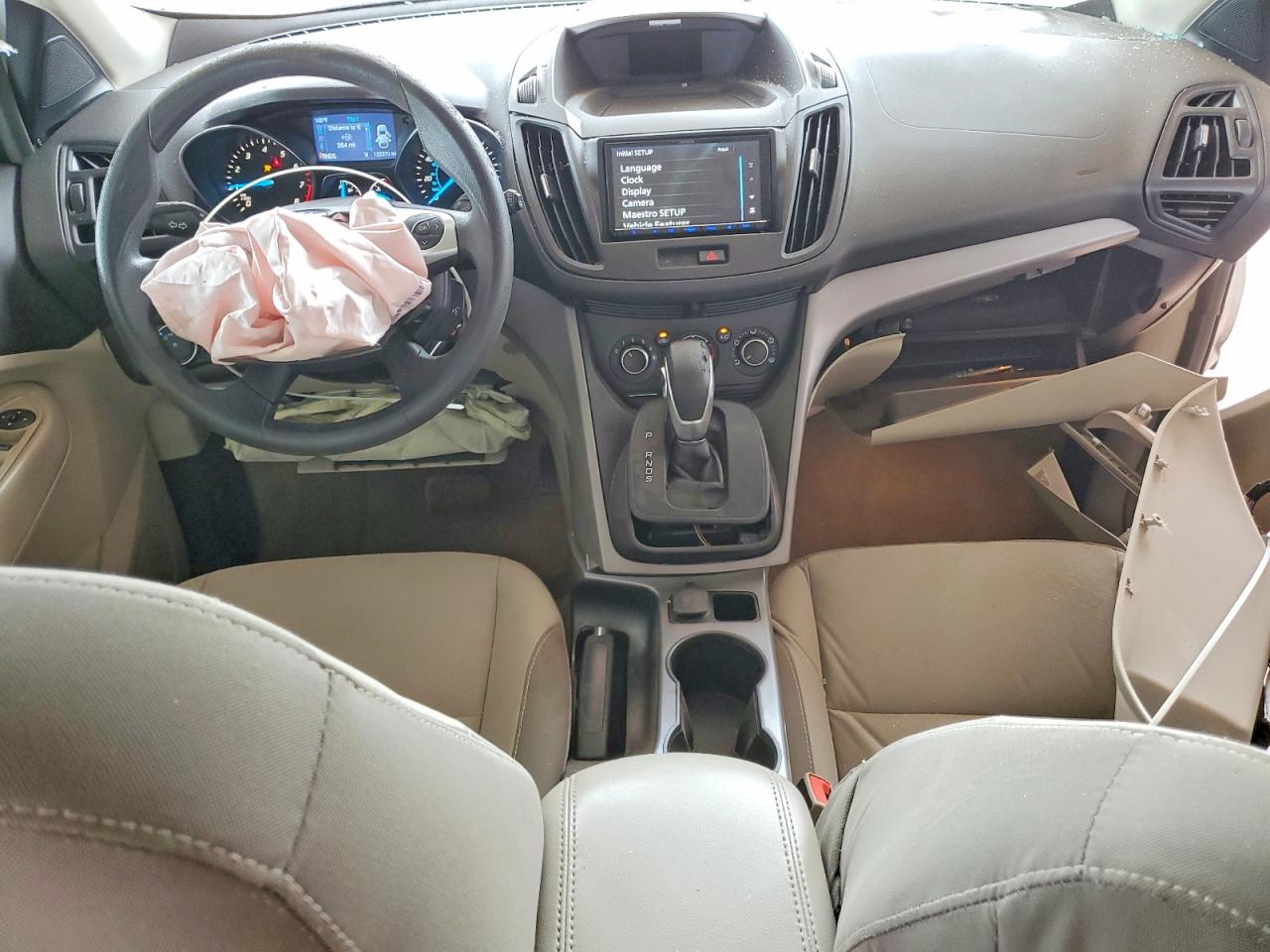 2014 Ford Escape Se Silver vin: 1FMCU0GX0EUD32620