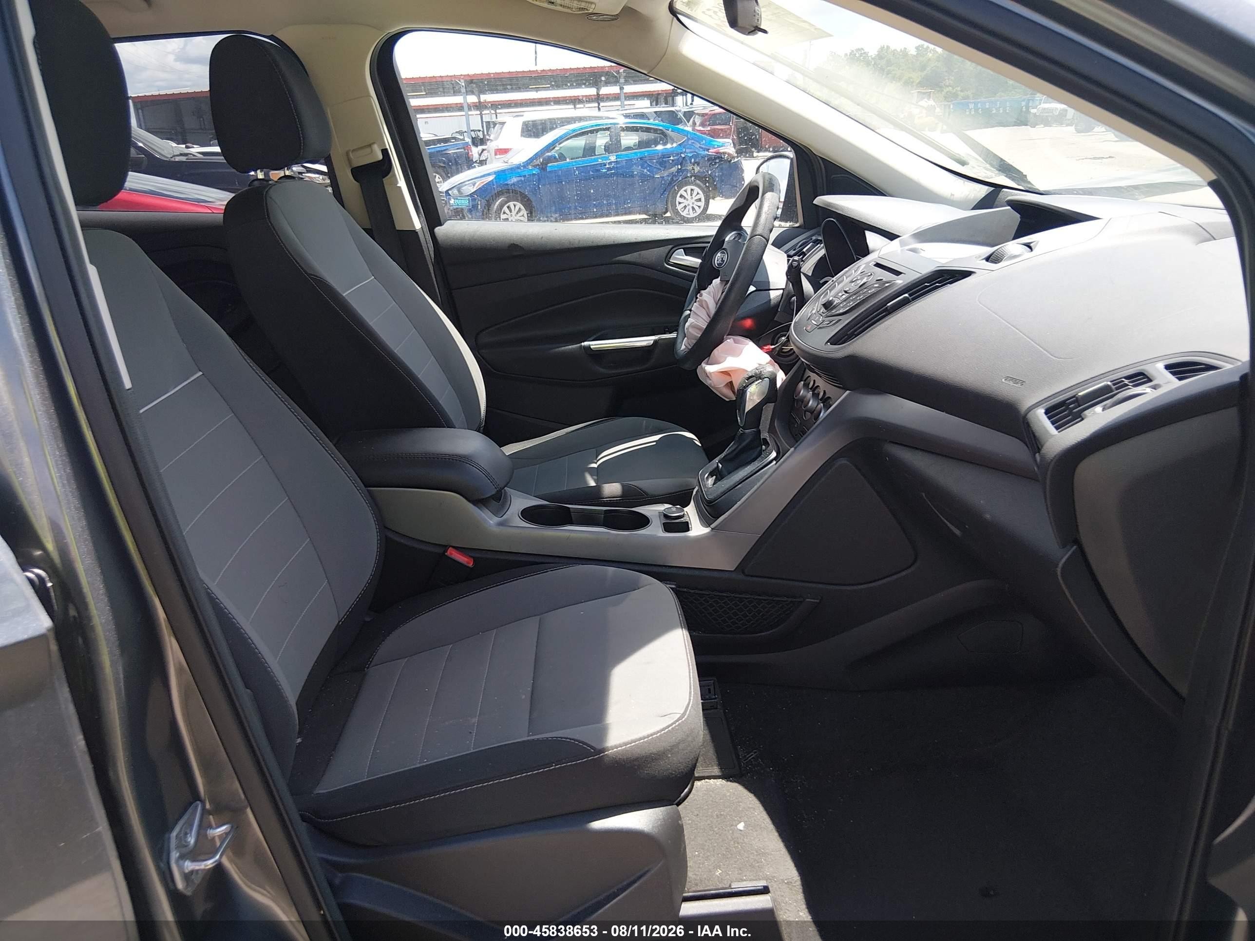 2014 Ford Escape Se Gray vin: 1FMCU0GX0EUD77380