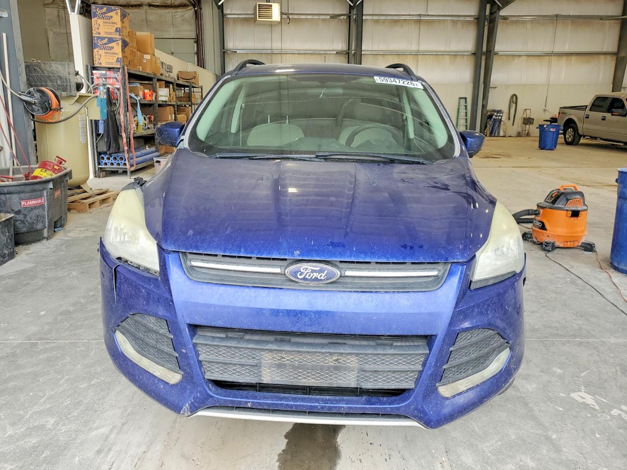 2014 Ford Escape Se Blue vin: 1FMCU0GX0EUD80098