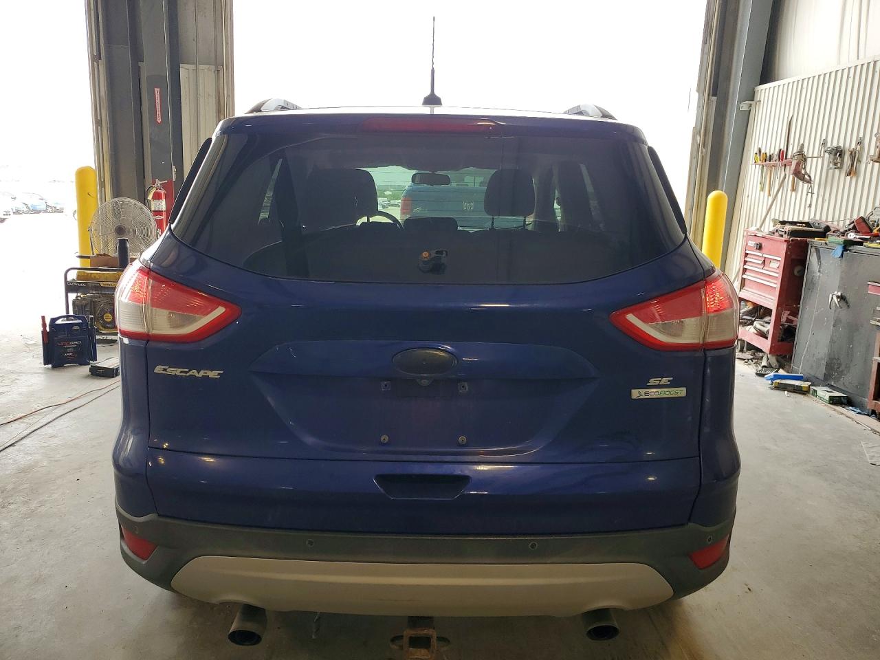 2014 Ford Escape Se Blue vin: 1FMCU0GX0EUD80098