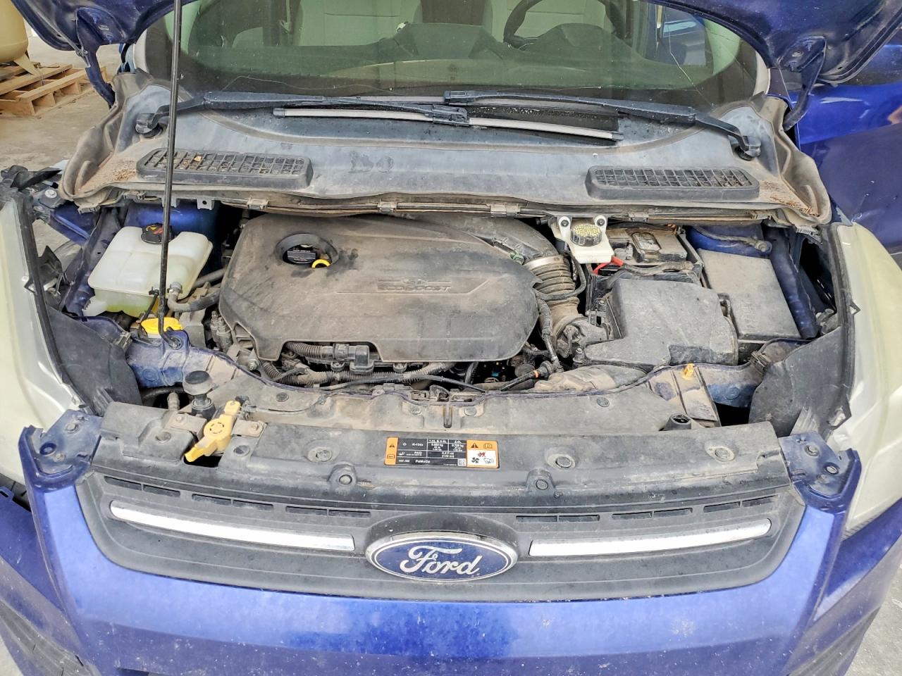 2014 Ford Escape Se Blue vin: 1FMCU0GX0EUD80098