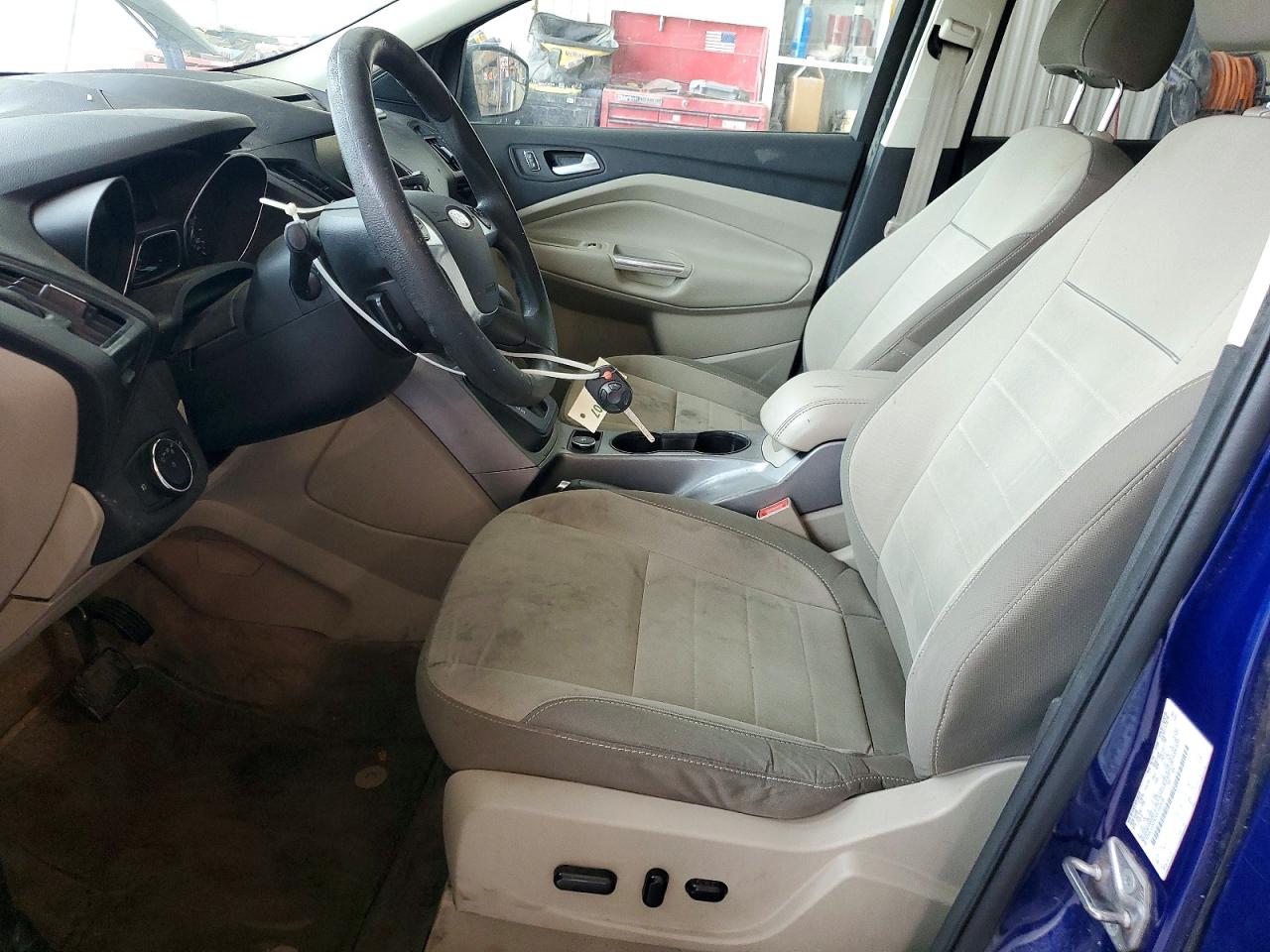 2014 Ford Escape Se Blue vin: 1FMCU0GX0EUD80098