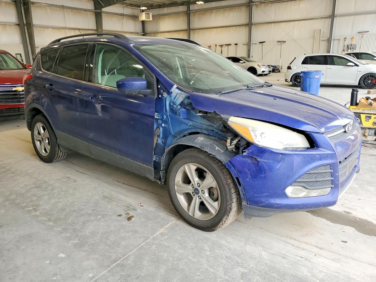 2014 Ford Escape Se Blue vin: 1FMCU0GX0EUD80098