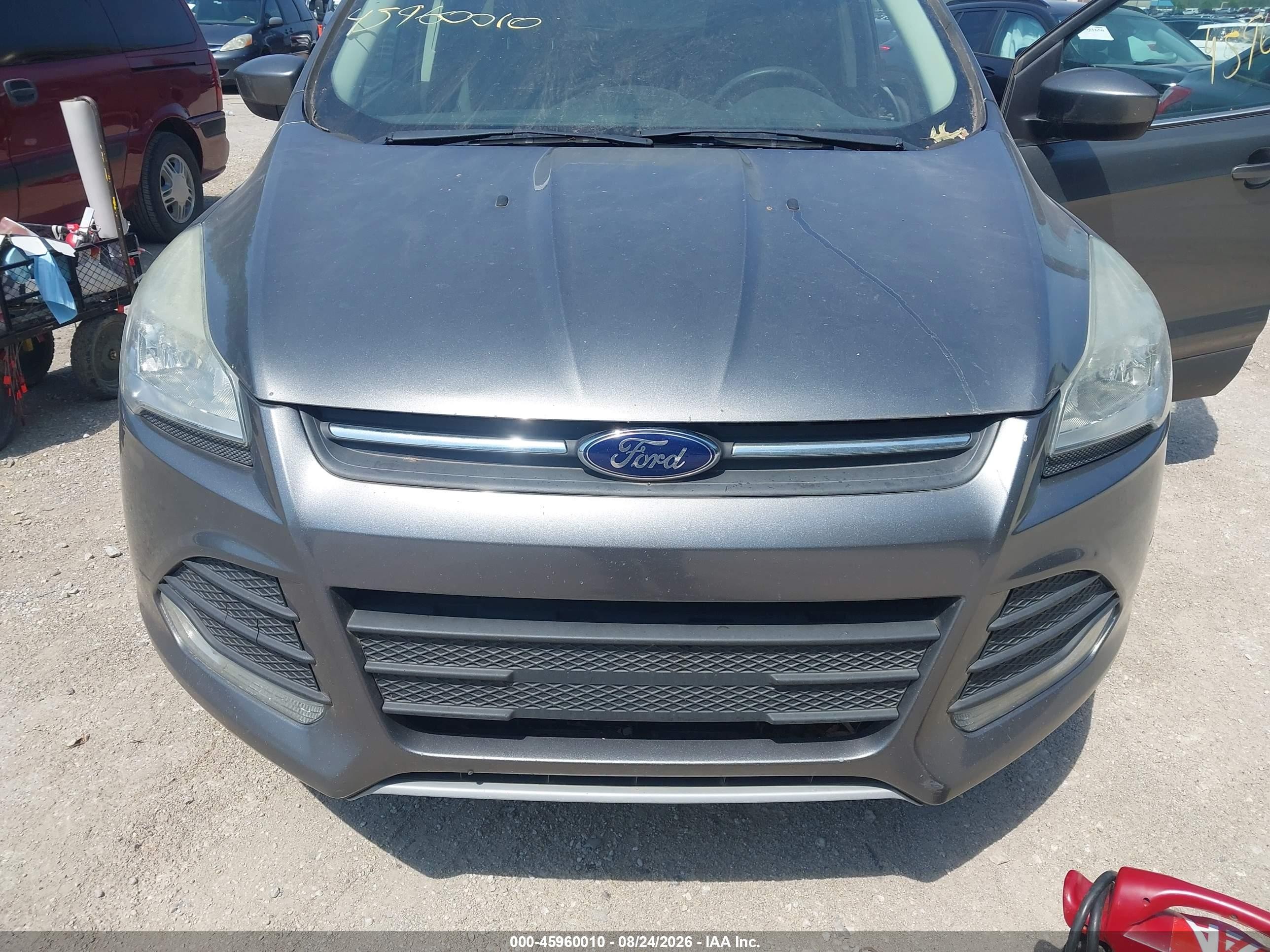 2014 Ford Escape Se Silver vin: 1FMCU0GX0EUD99699