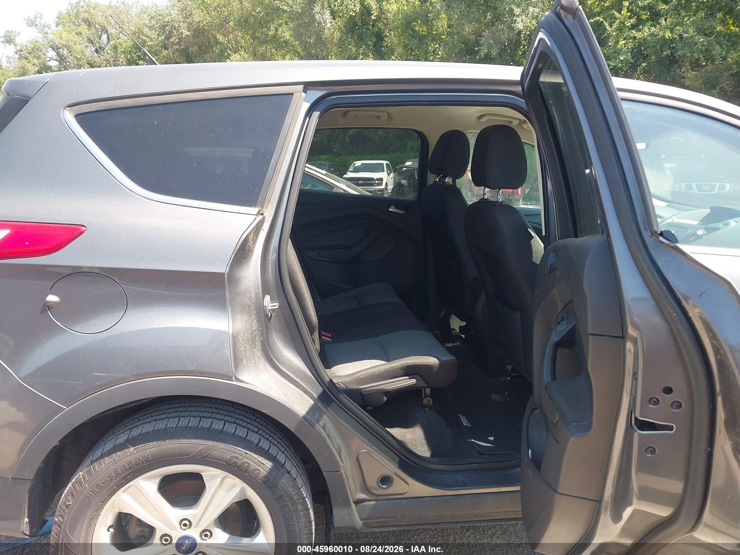 2014 Ford Escape Se Silver vin: 1FMCU0GX0EUD99699