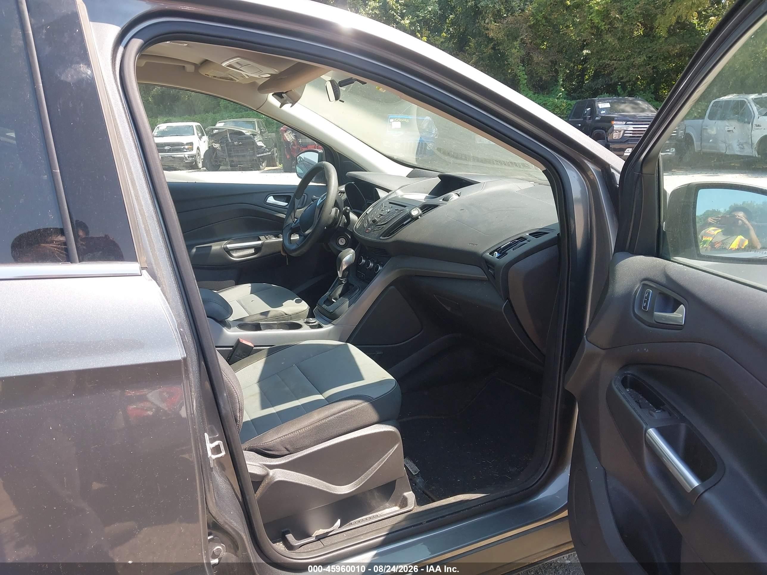 2014 Ford Escape Se Silver vin: 1FMCU0GX0EUD99699