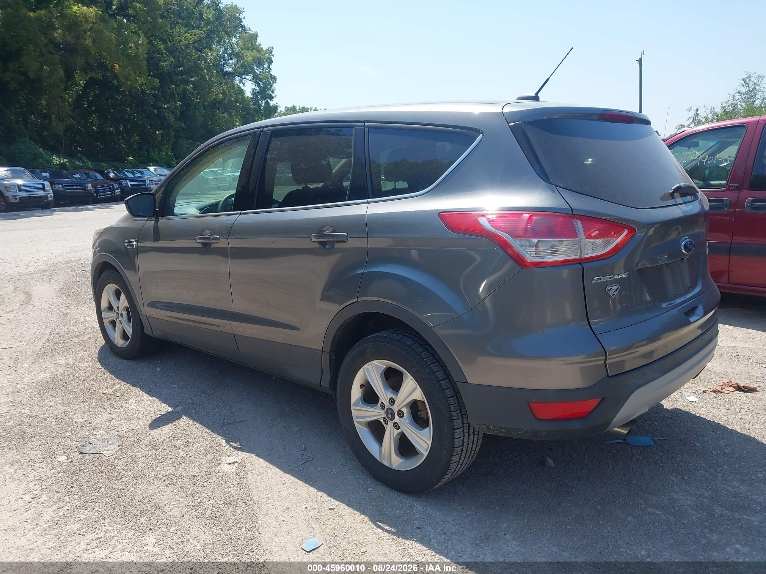 2014 Ford Escape Se Silver vin: 1FMCU0GX0EUD99699