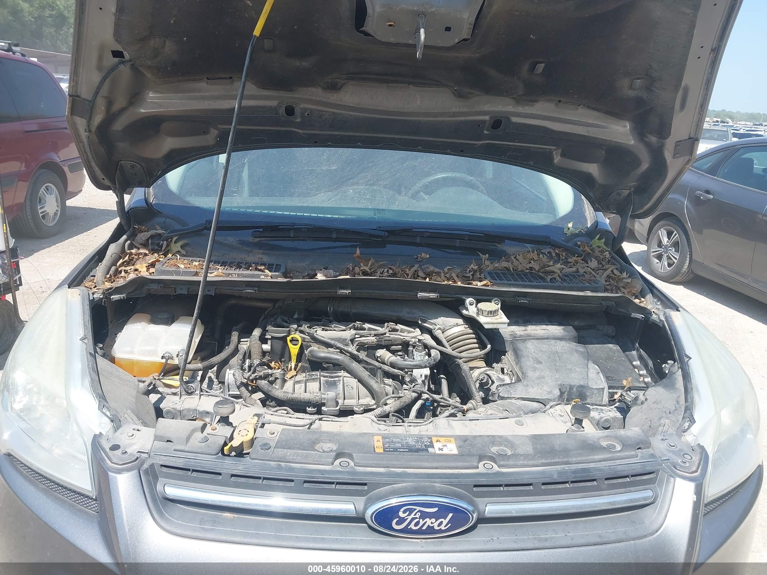 2014 Ford Escape Se Silver vin: 1FMCU0GX0EUD99699