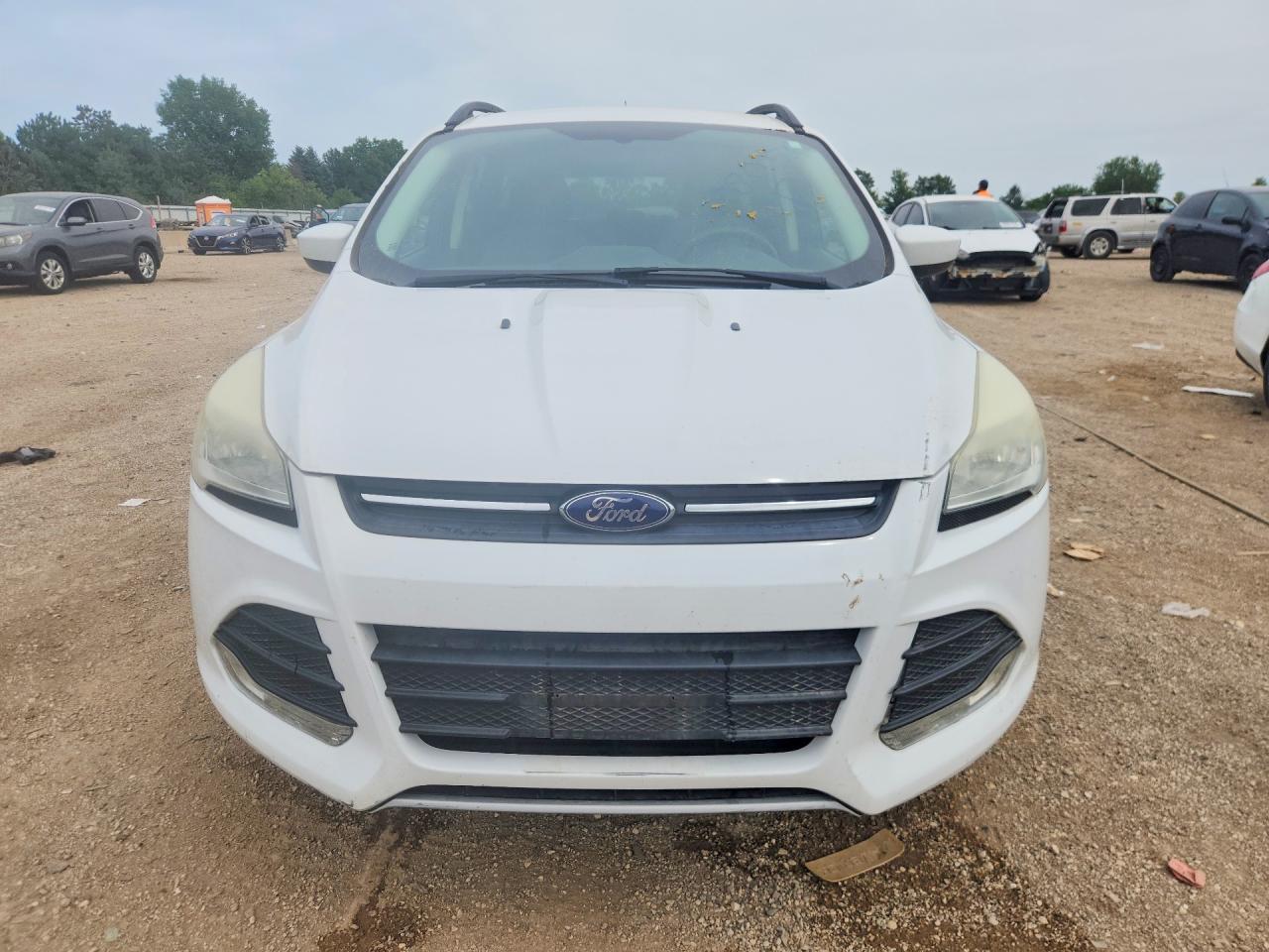 2014 Ford Escape Se White vin: 1FMCU0GX0EUE00768