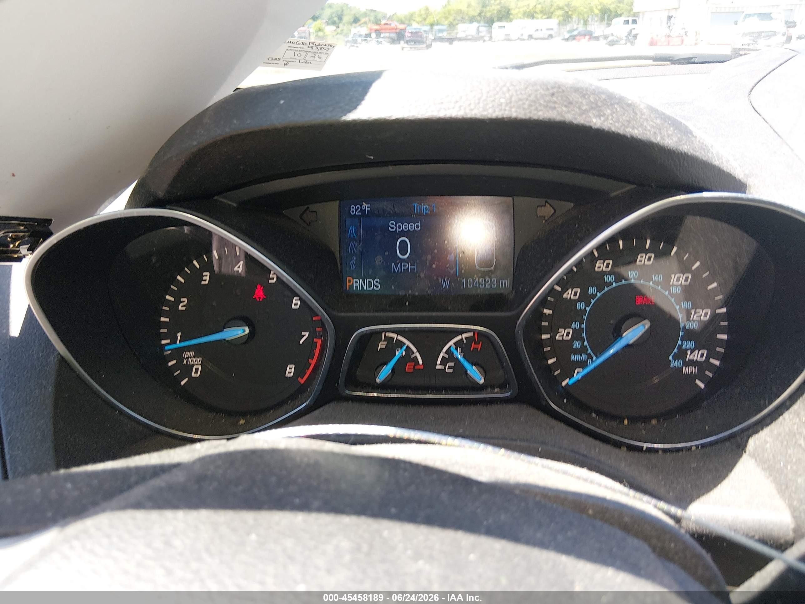 2015 Ford Escape Se Gray vin: 1FMCU0GX0FUA02557