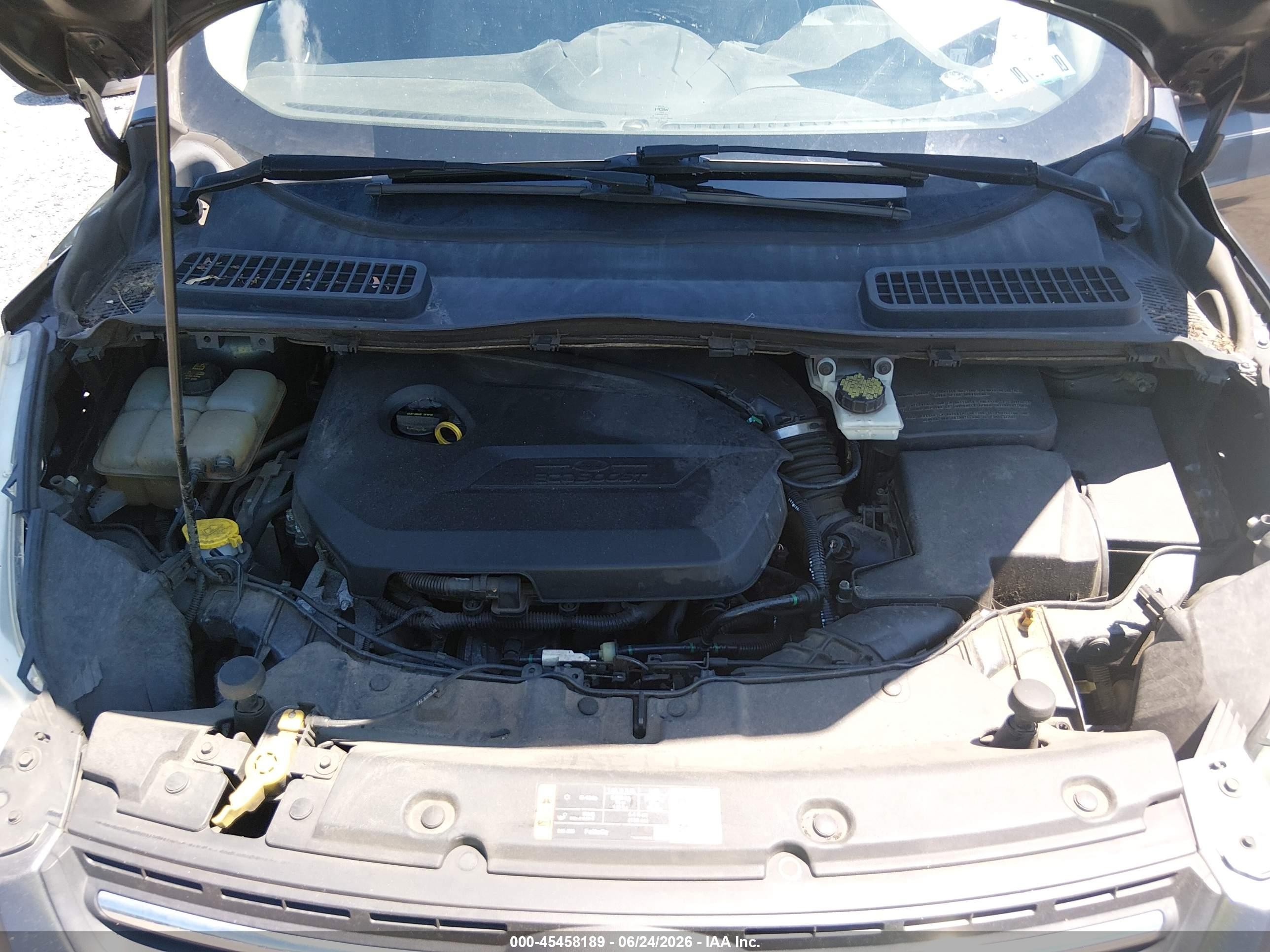 2015 Ford Escape Se Gray vin: 1FMCU0GX0FUA02557