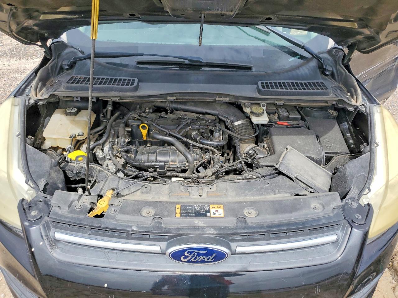 2015 Ford Escape Se Черный vin: 1FMCU0GX0FUA07452