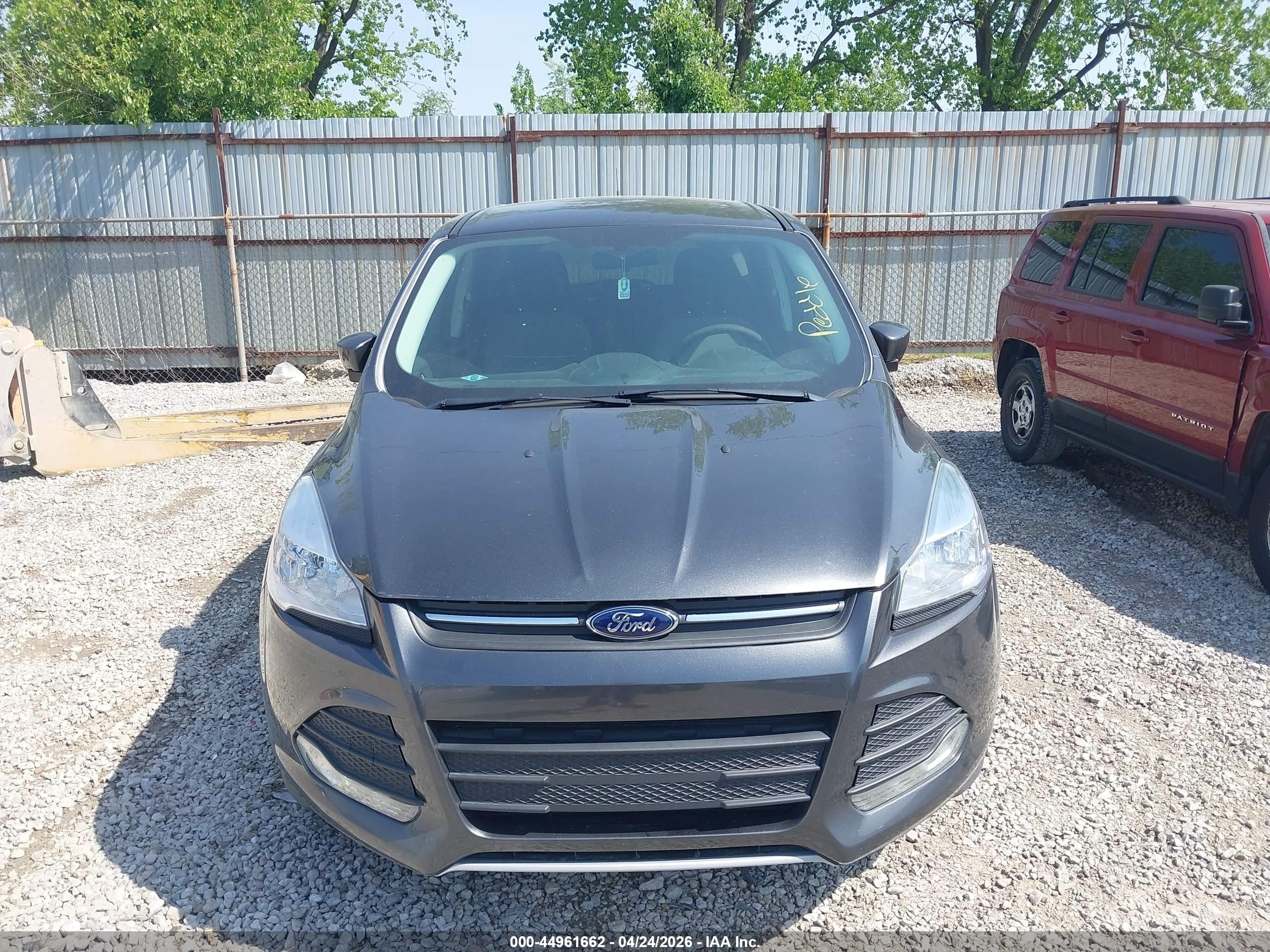 2015 Ford Escape Se Gray vin: 1FMCU0GX0FUA40970