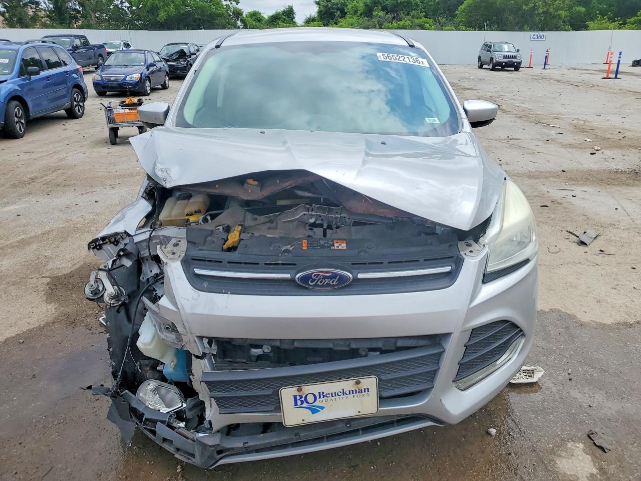 2015 Ford Escape Se Серебряный vin: 1FMCU0GX0FUB05977