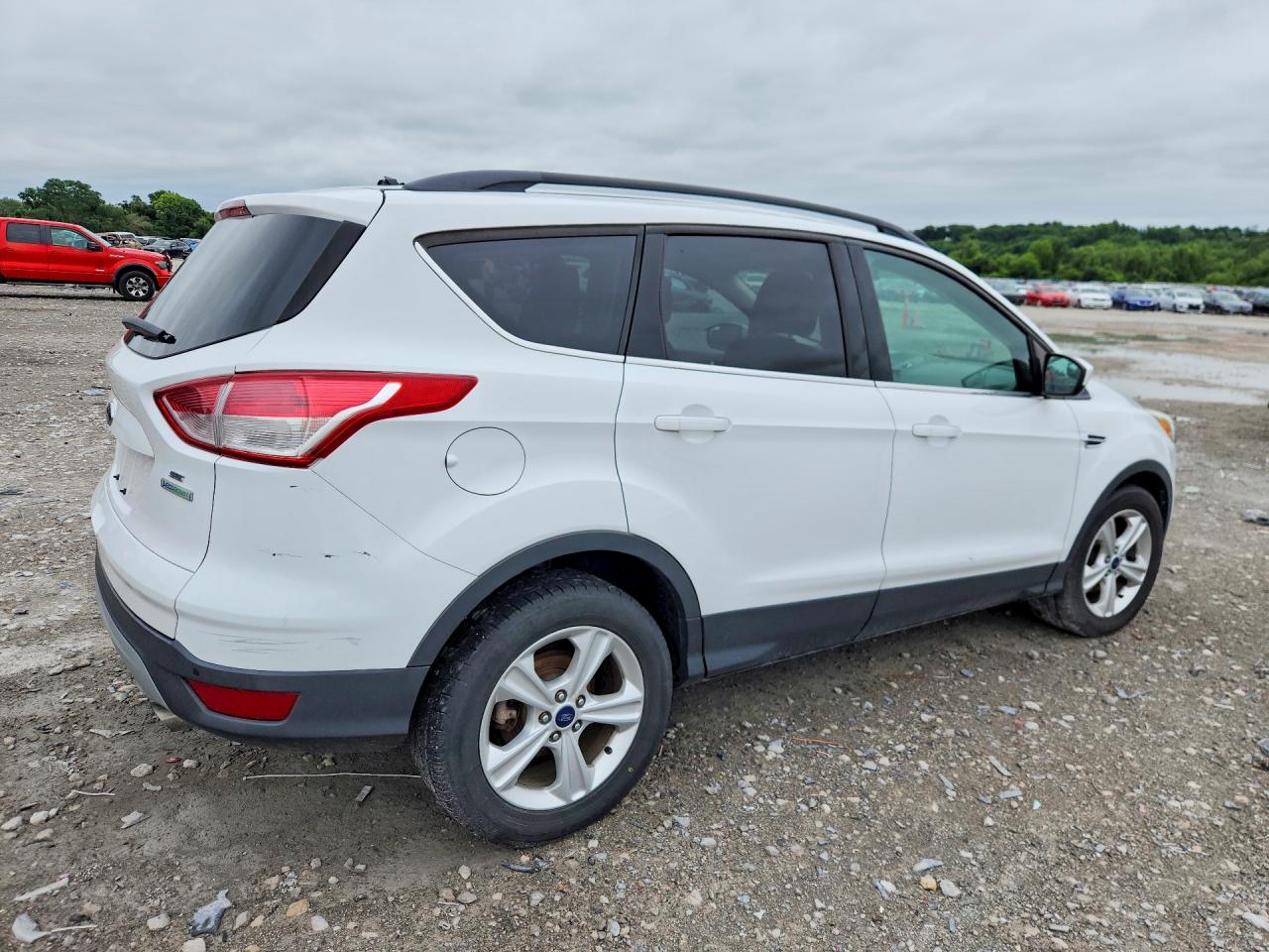2015 Ford Escape Se White vin: 1FMCU0GX0FUB06059