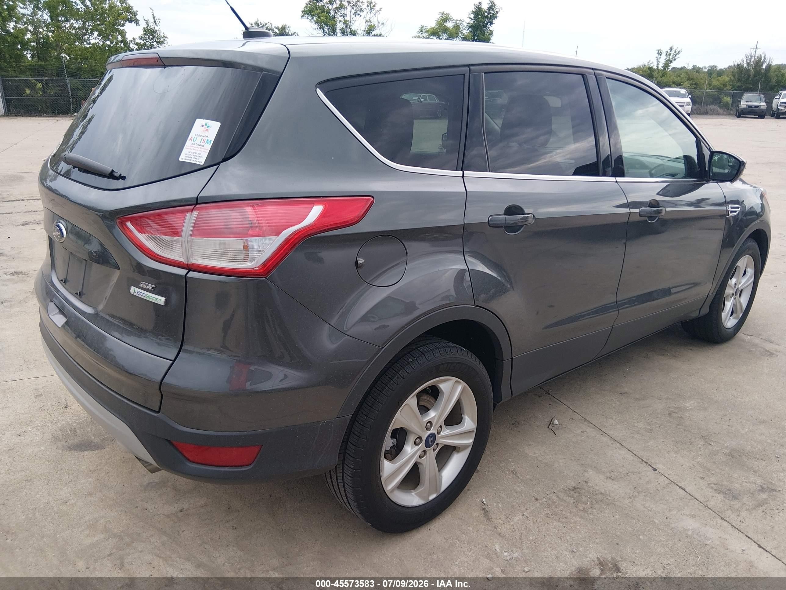 2015 Ford Escape Se Beige vin: 1FMCU0GX0FUB57822
