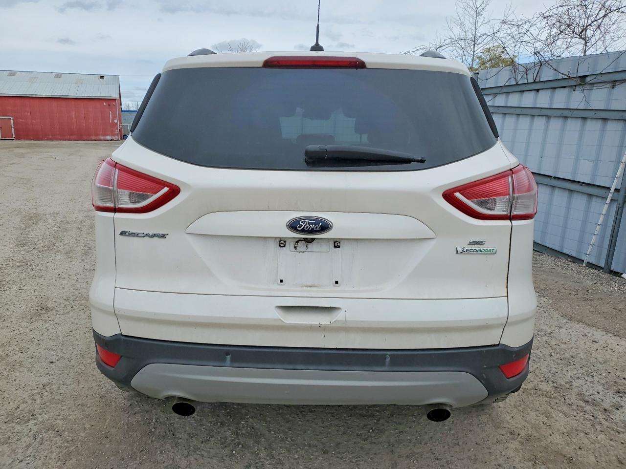 2015 Ford Escape Se White vin: 1FMCU0GX0FUB83871