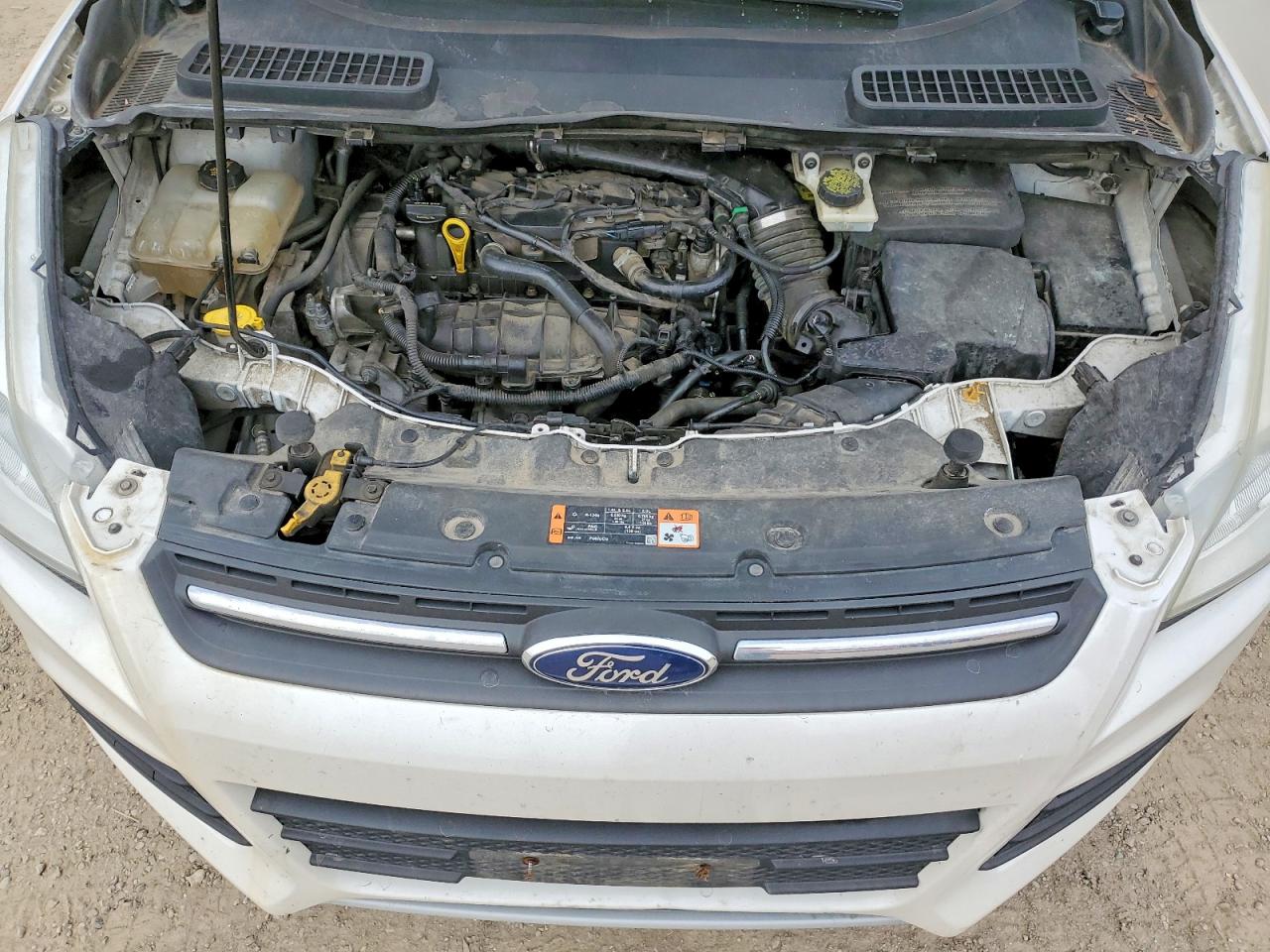 2015 Ford Escape Se White vin: 1FMCU0GX0FUB83871