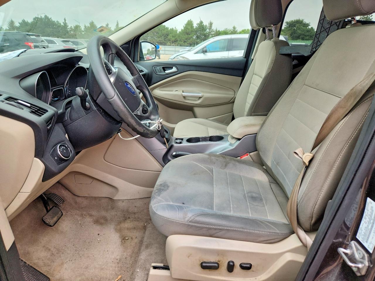2015 Ford Escape Se Gray vin: 1FMCU0GX0FUC21602