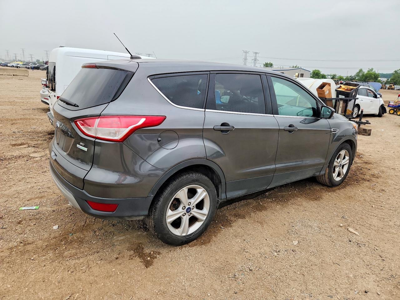 2015 Ford Escape Se Gray vin: 1FMCU0GX0FUC21602