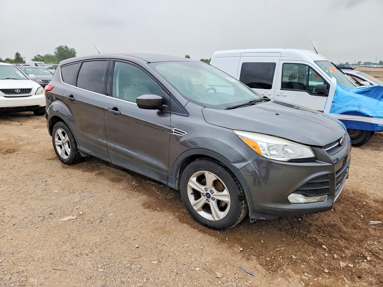 2015 Ford Escape Se Gray vin: 1FMCU0GX0FUC21602