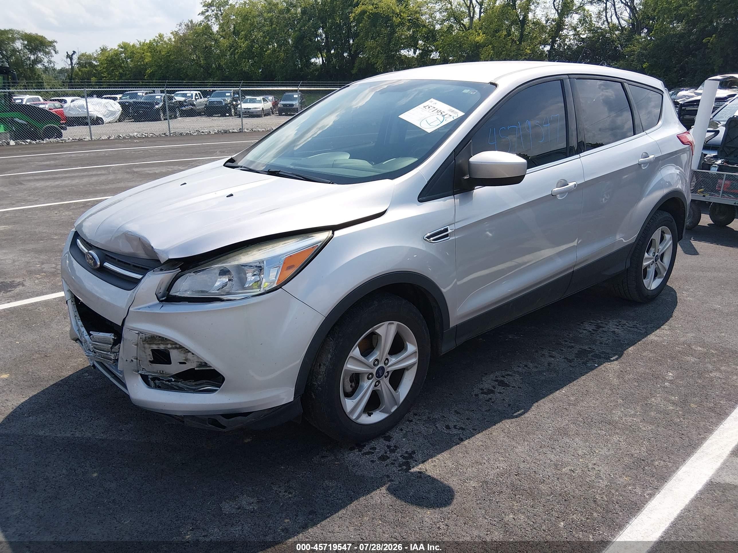 2015 Ford Escape Se Silver vin: 1FMCU0GX0FUC60867