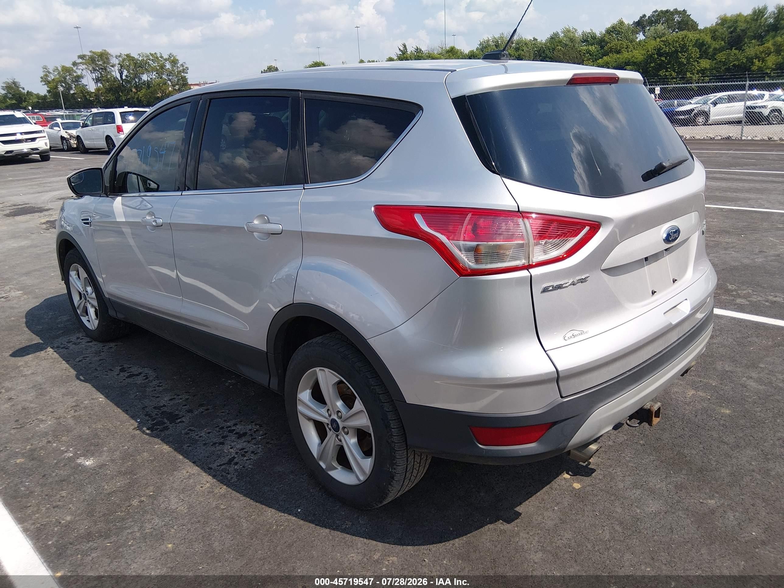 2015 Ford Escape Se Silver vin: 1FMCU0GX0FUC60867