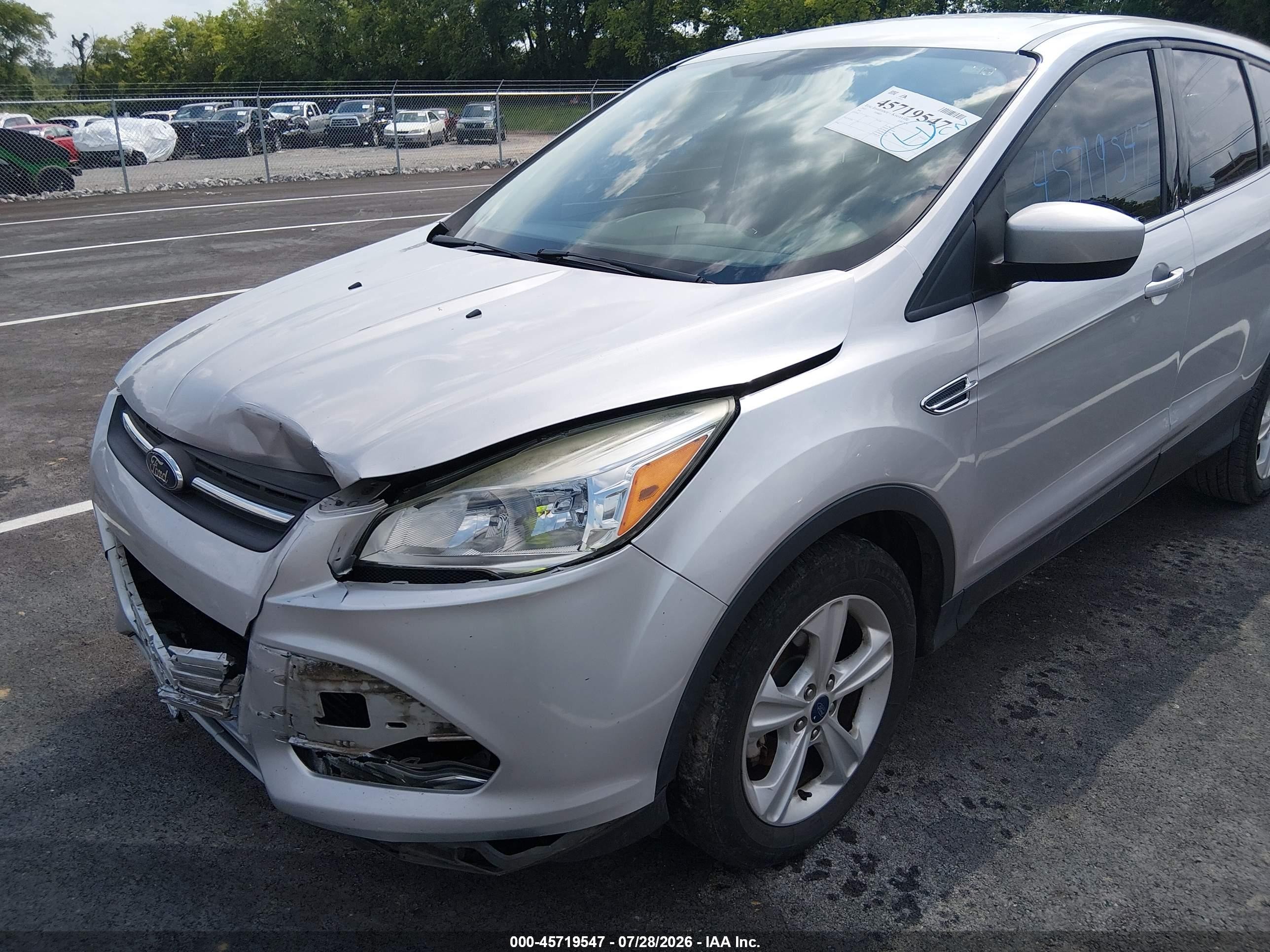 2015 Ford Escape Se Silver vin: 1FMCU0GX0FUC60867