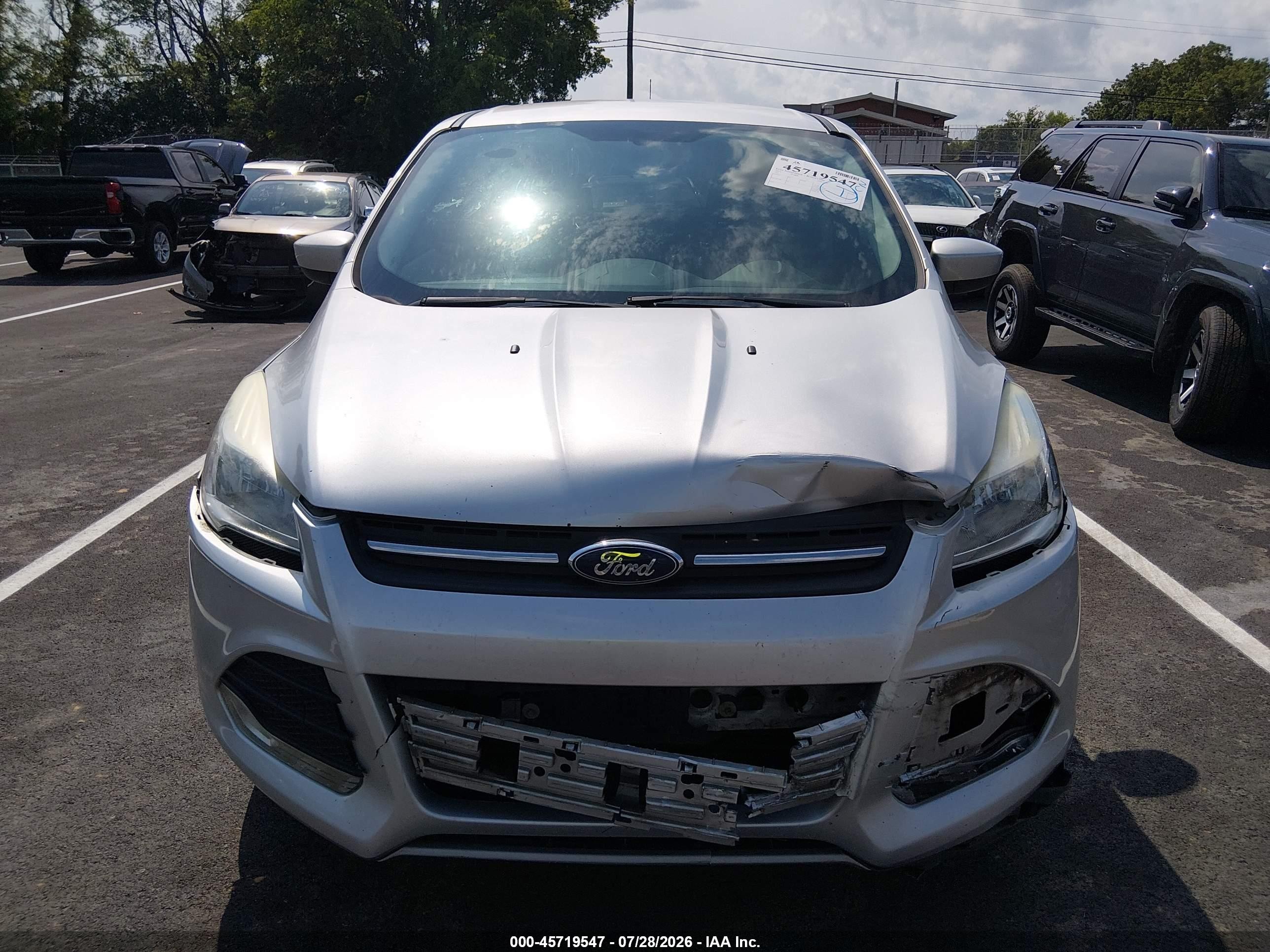 2015 Ford Escape Se Silver vin: 1FMCU0GX0FUC60867
