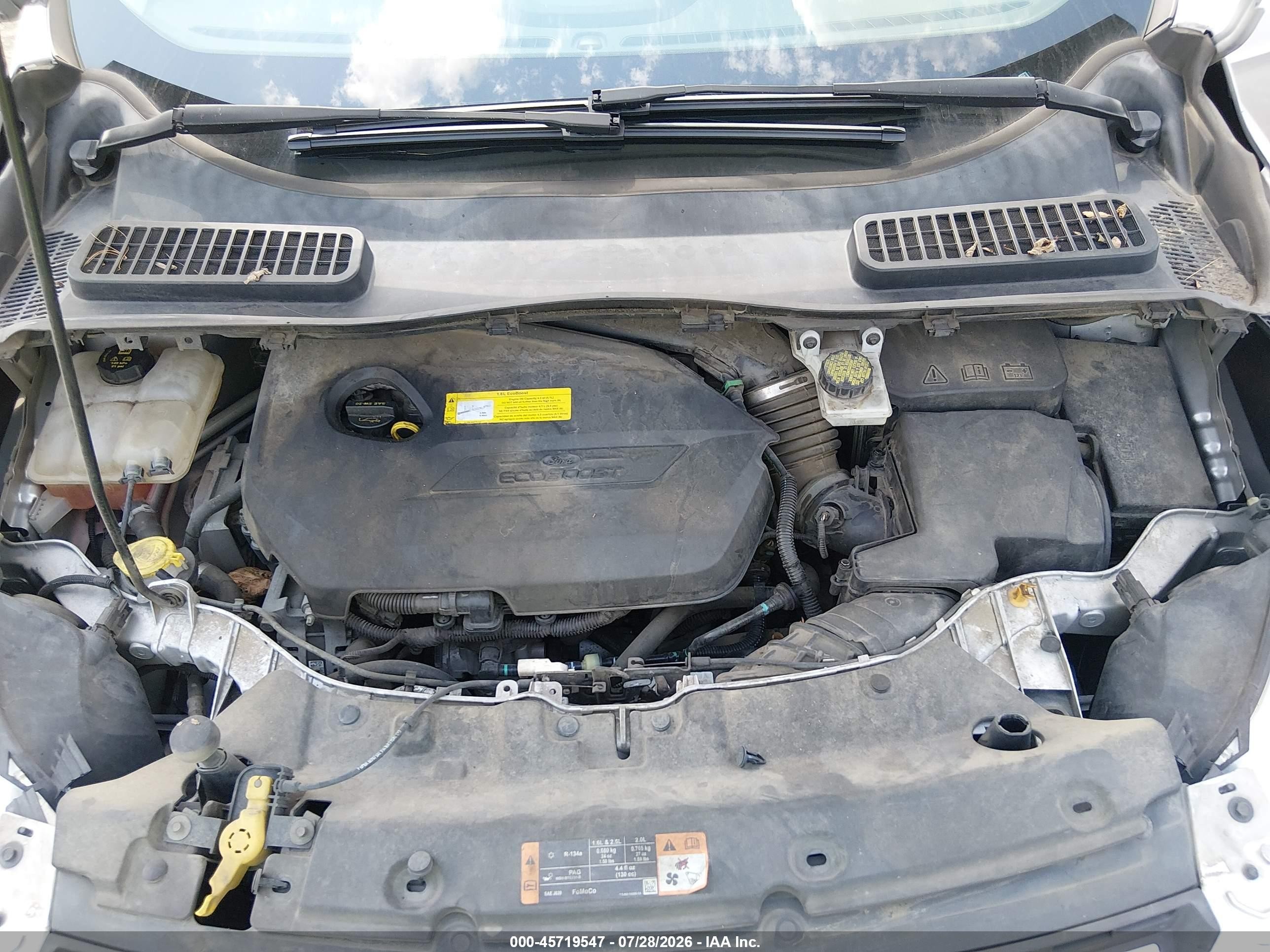 2015 Ford Escape Se Silver vin: 1FMCU0GX0FUC60867