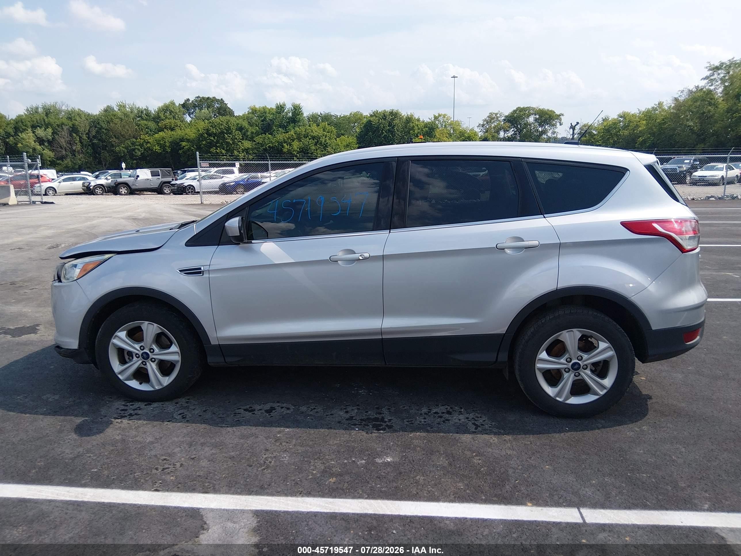 2015 Ford Escape Se Silver vin: 1FMCU0GX0FUC60867