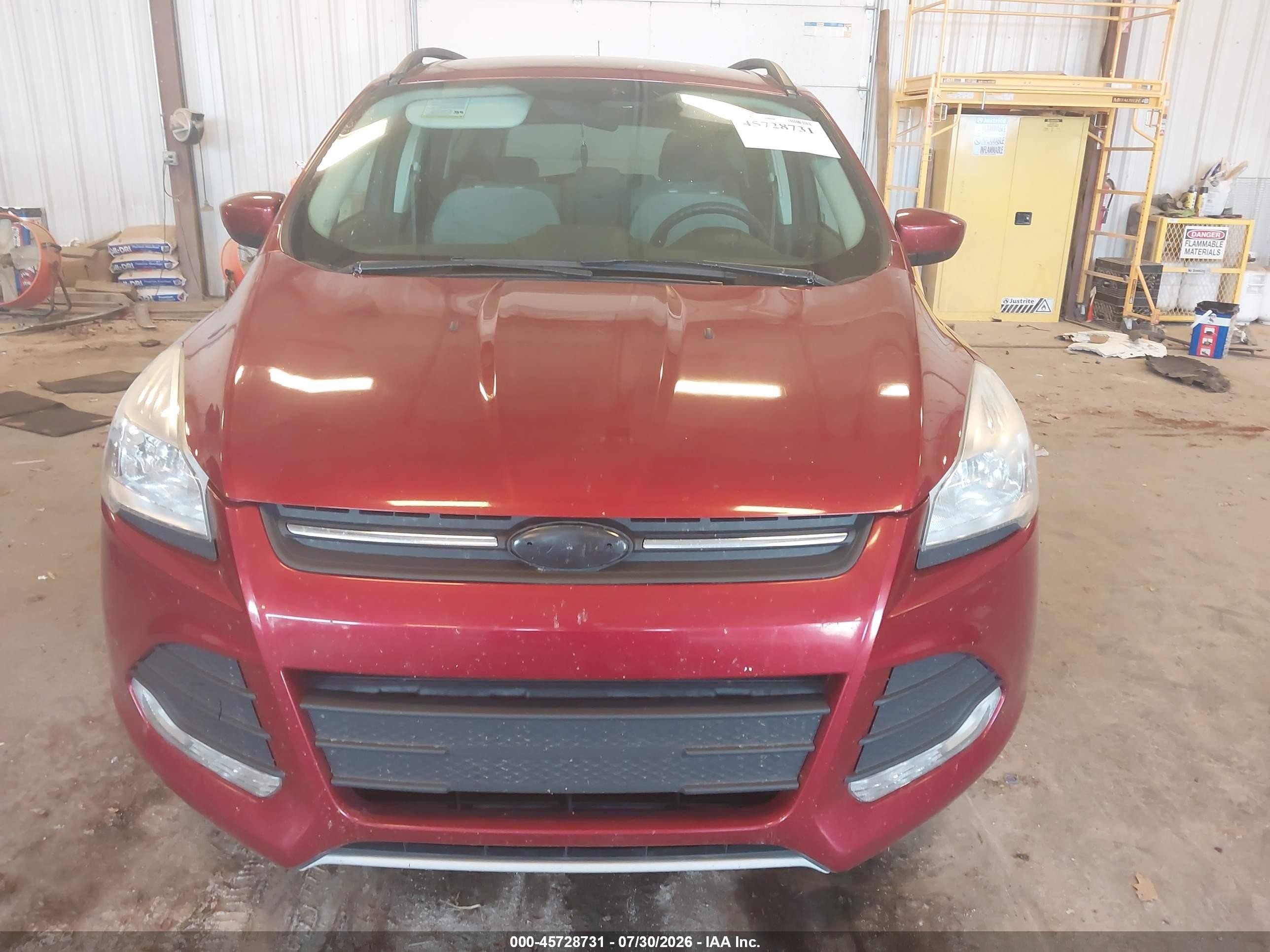 2016 Ford Escape Se Red vin: 1FMCU0GX0GUA52084