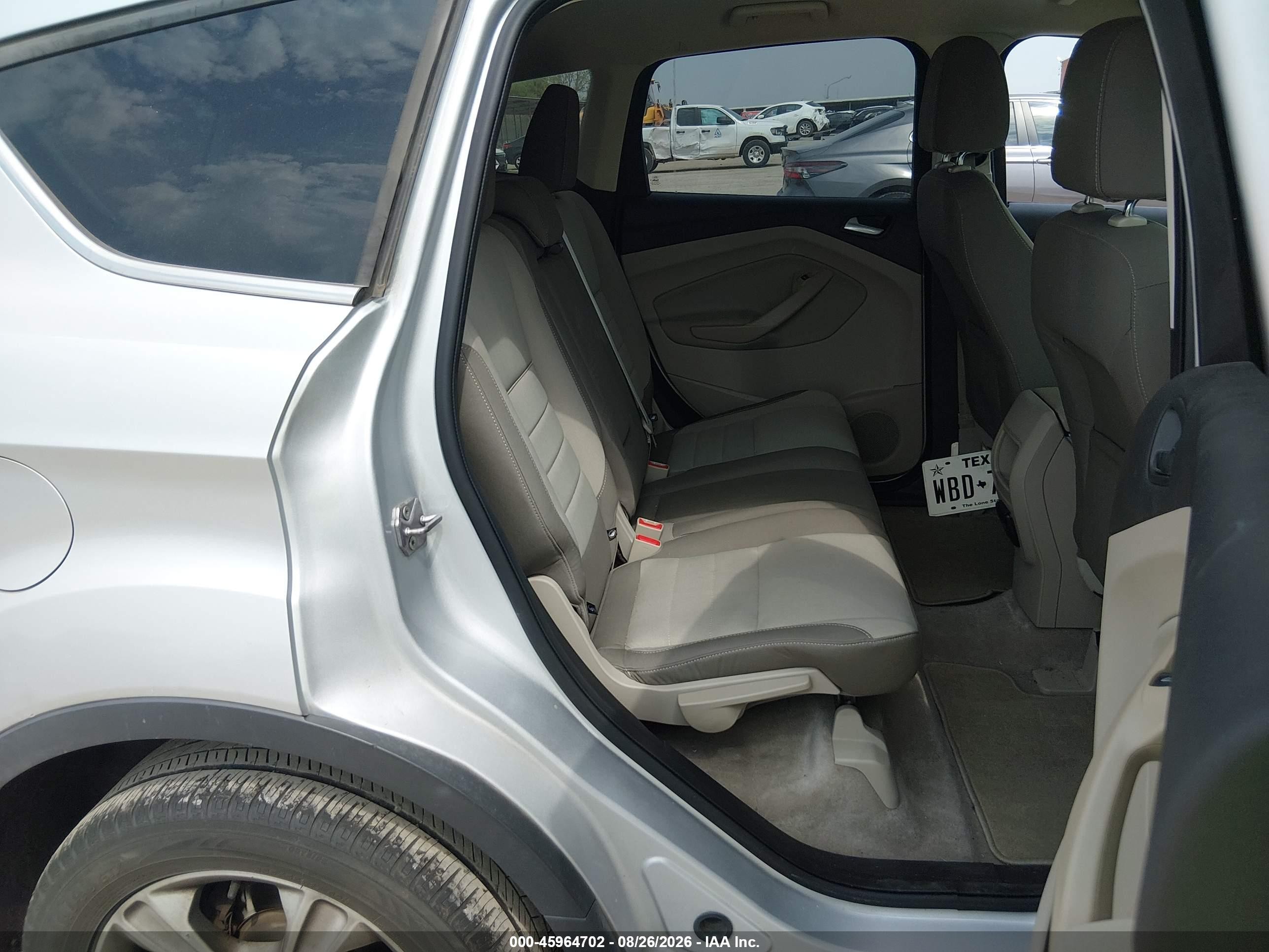 2013 Ford Escape Se Silver vin: 1FMCU0GX1DUA52994