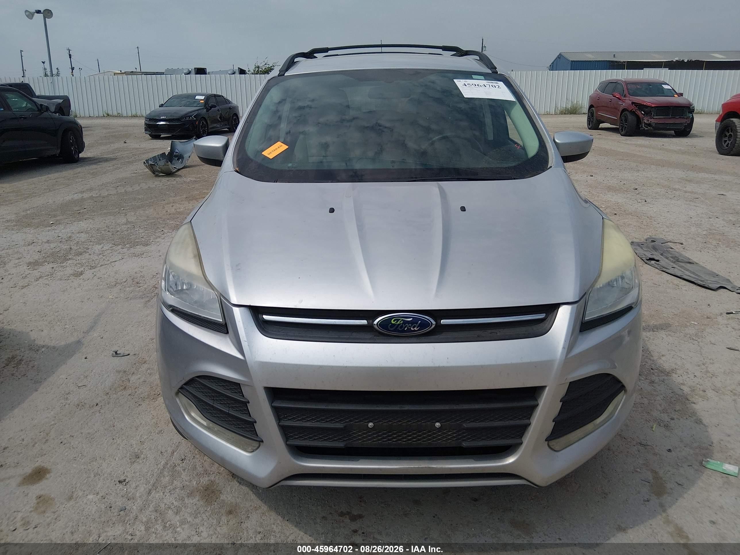 2013 Ford Escape Se Silver vin: 1FMCU0GX1DUA52994