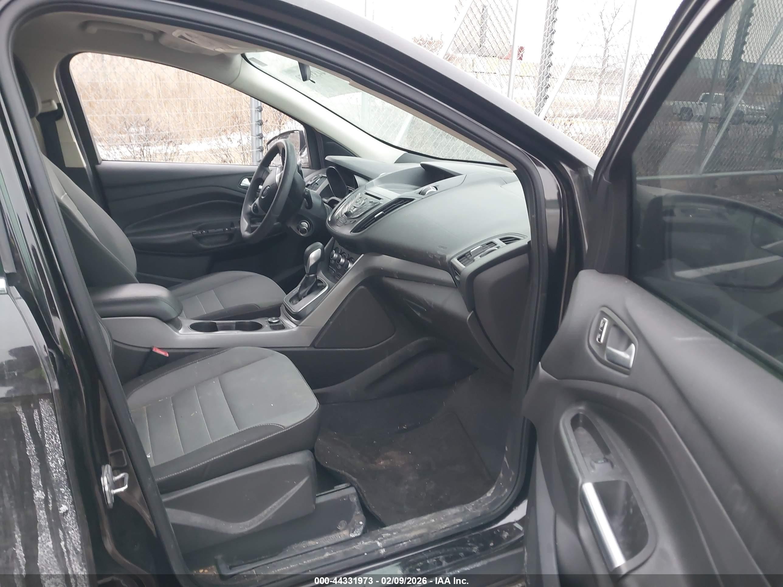 2013 Ford Escape Se Black vin: 1FMCU0GX1DUB22543