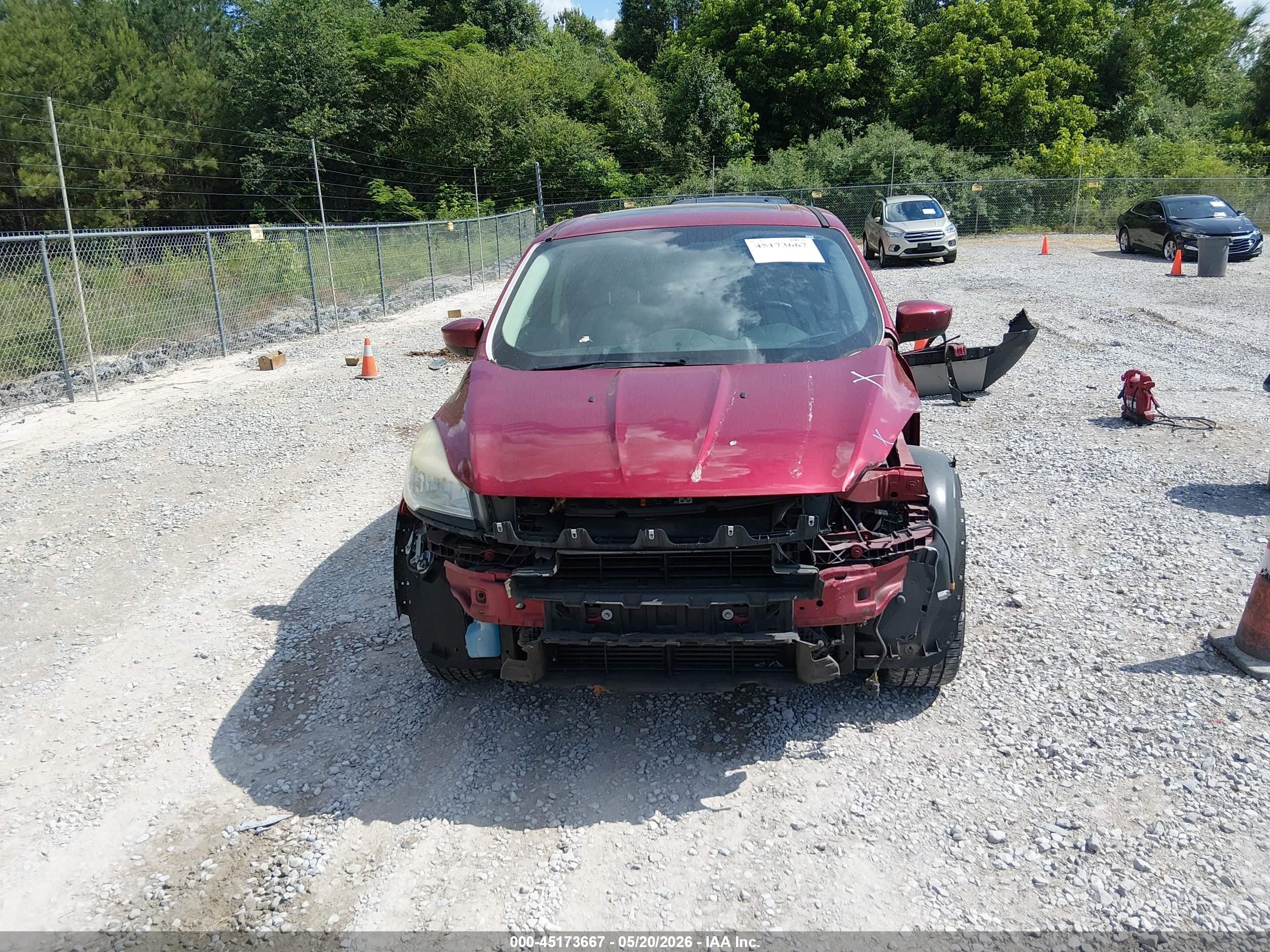 2013 Ford Escape Se Red vin: 1FMCU0GX1DUB31274