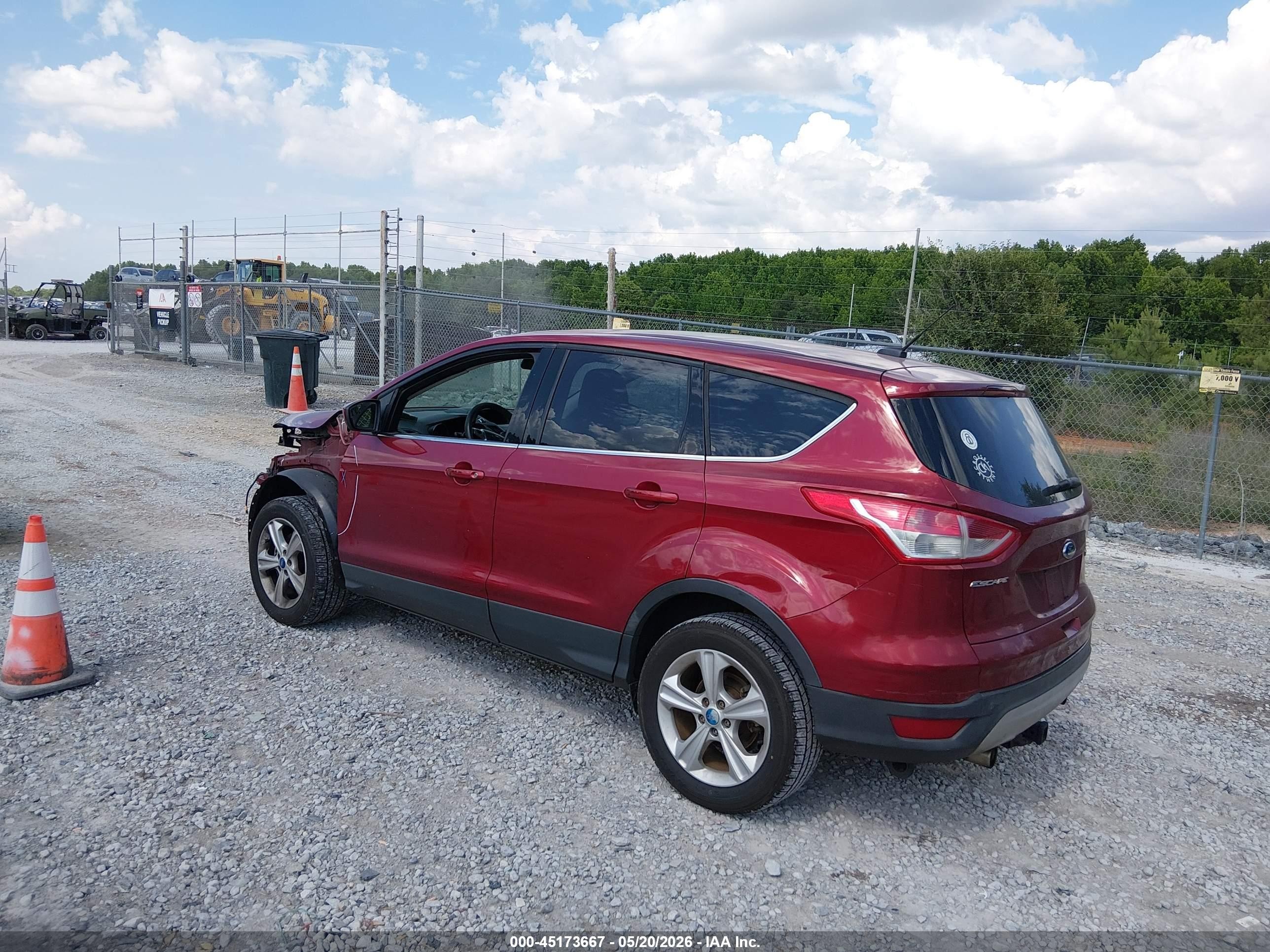 2013 Ford Escape Se Red vin: 1FMCU0GX1DUB31274