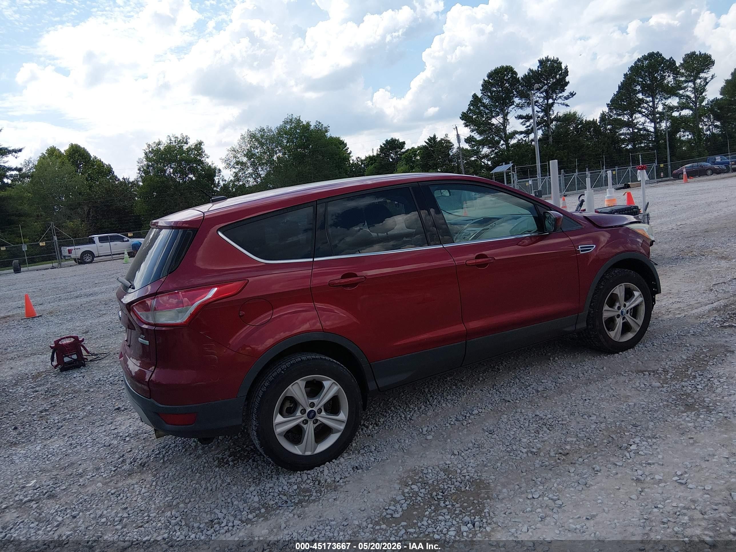 2013 Ford Escape Se Red vin: 1FMCU0GX1DUB31274