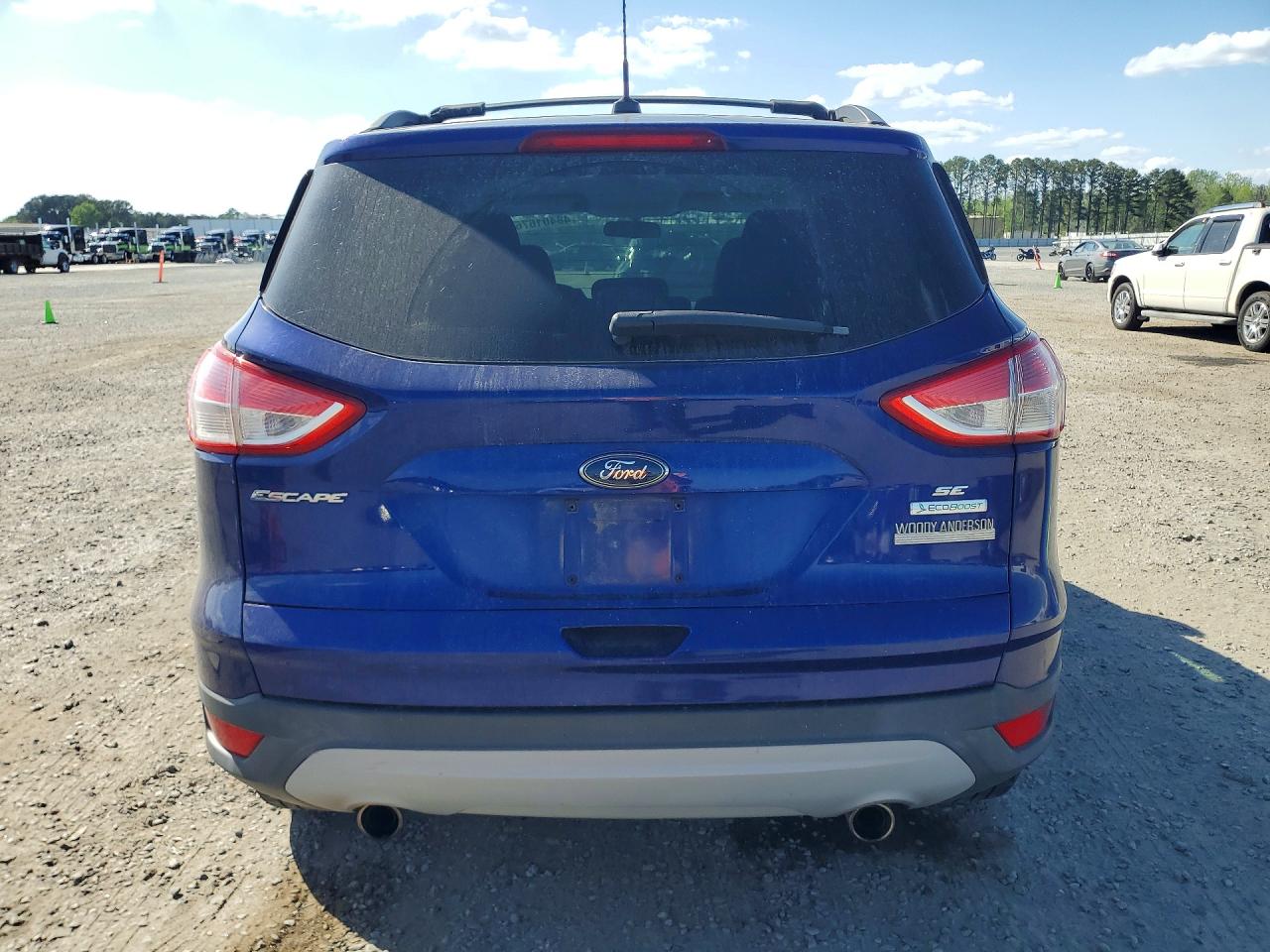 2013 Ford Escape Se Blue vin: 1FMCU0GX1DUB36510