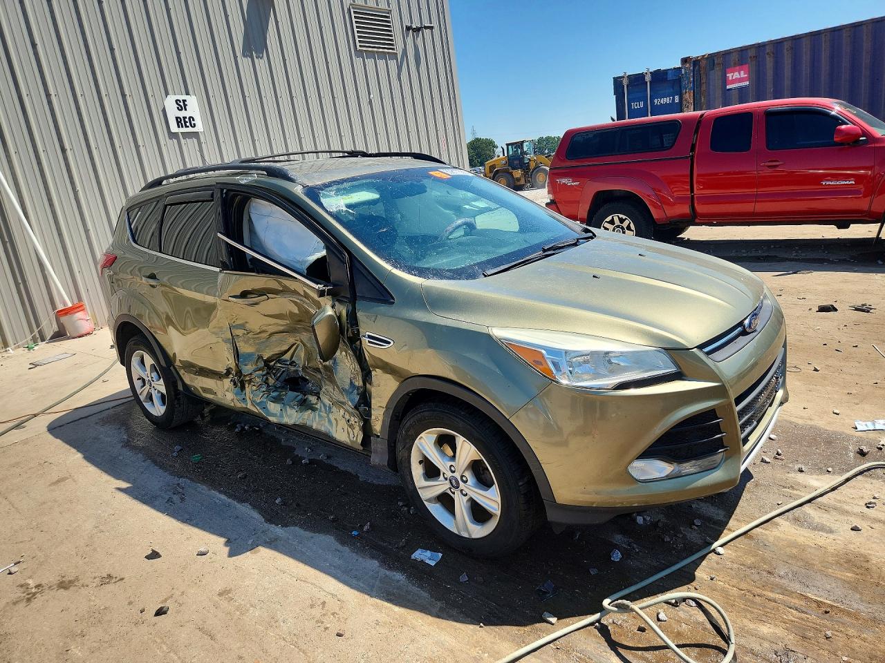 2013 Ford Escape Se Green vin: 1FMCU0GX1DUB61391