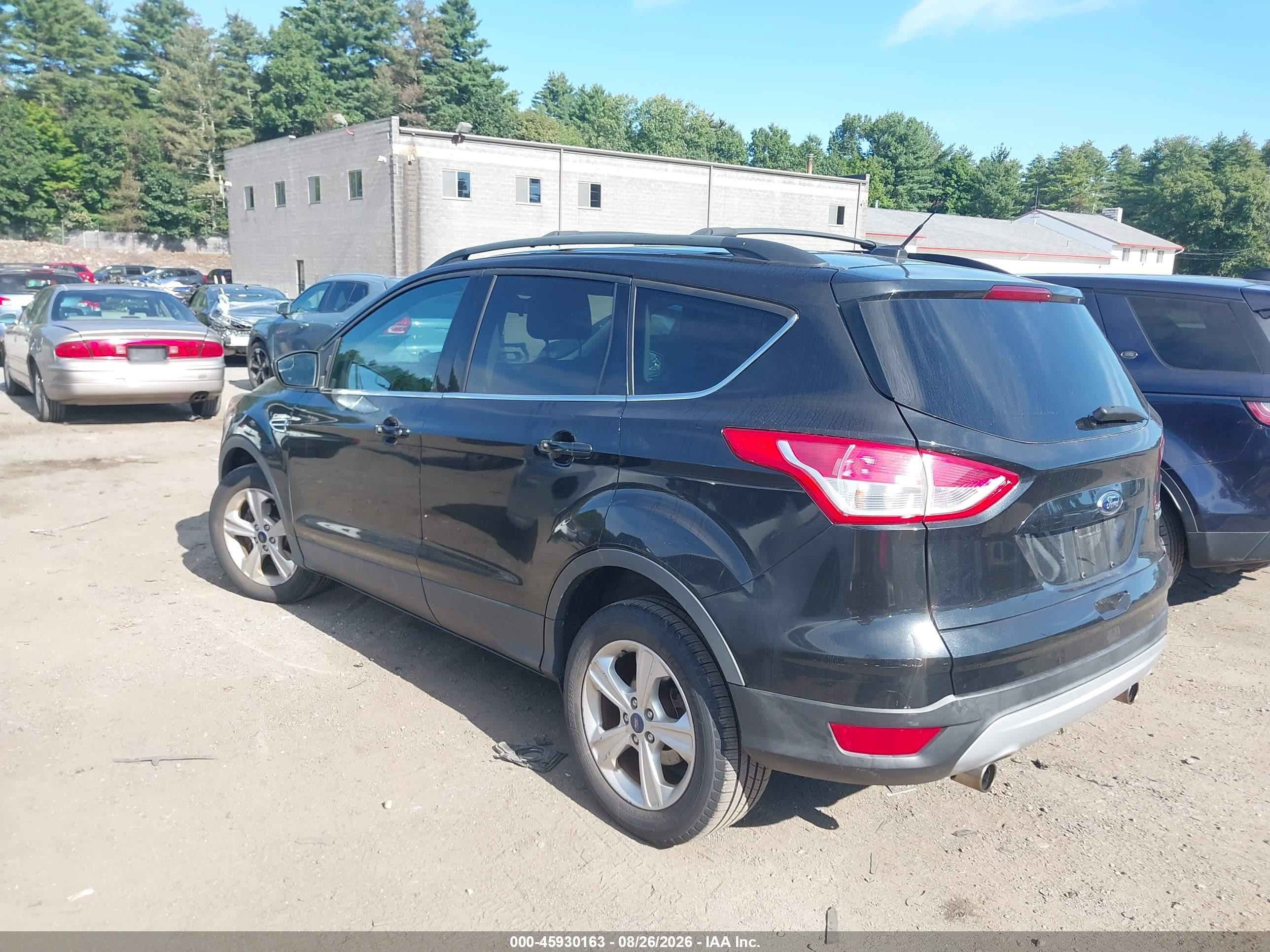 2013 Ford Escape Se Black vin: 1FMCU0GX1DUB88350