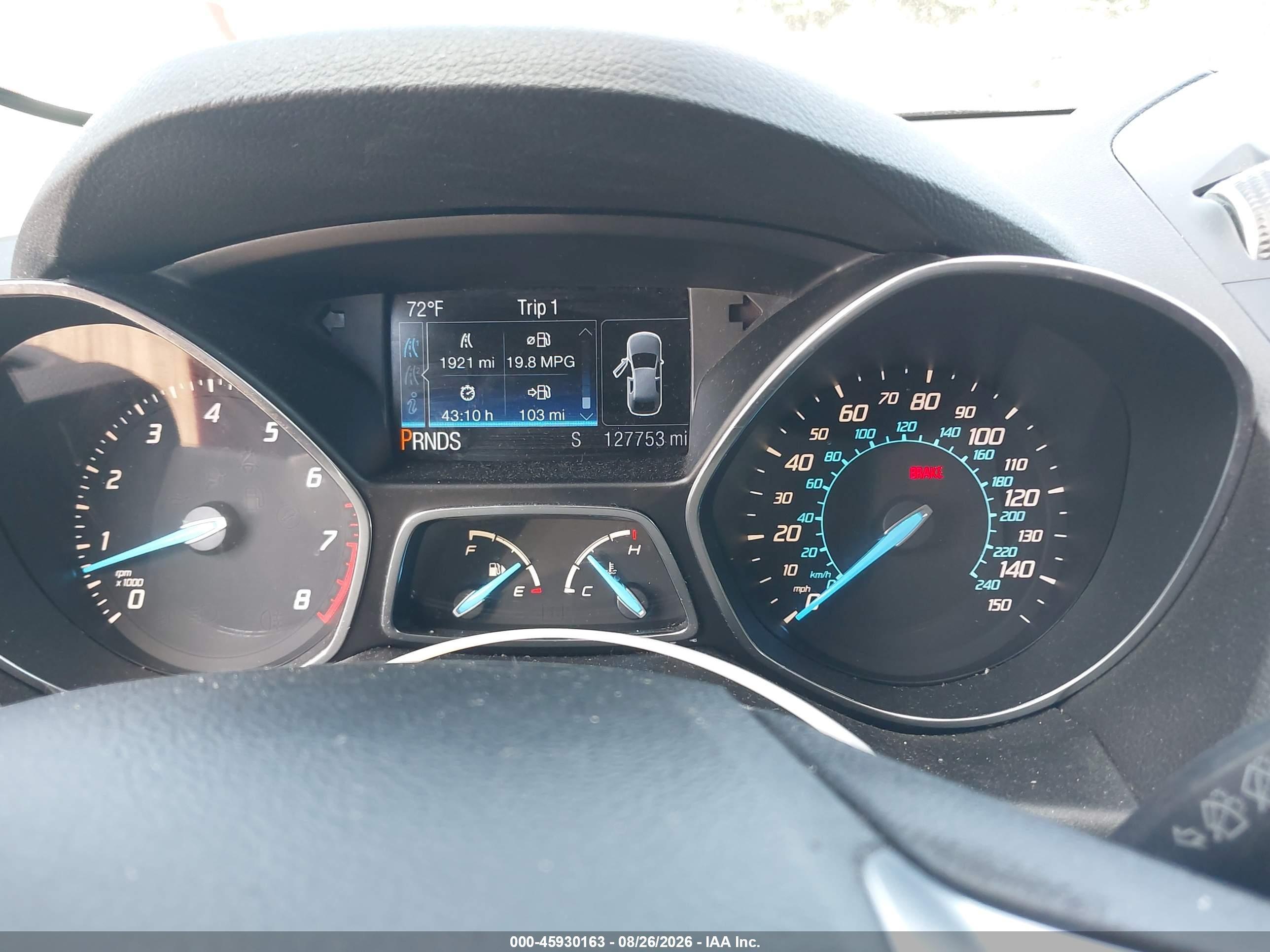 2013 Ford Escape Se Black vin: 1FMCU0GX1DUB88350